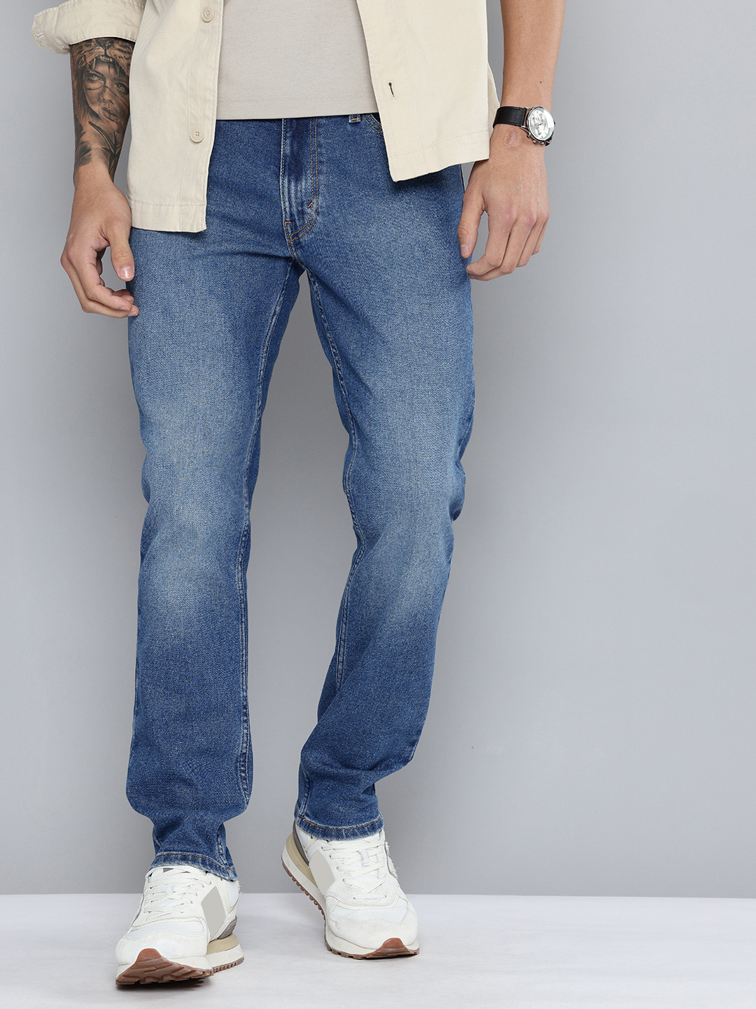 Levis Men 511 Slim Fit Heavy Fade Stretchable Jeans