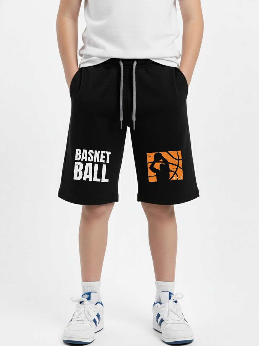 Hotfits Pack Of 2 Boys Printed Training or Gym Shorts