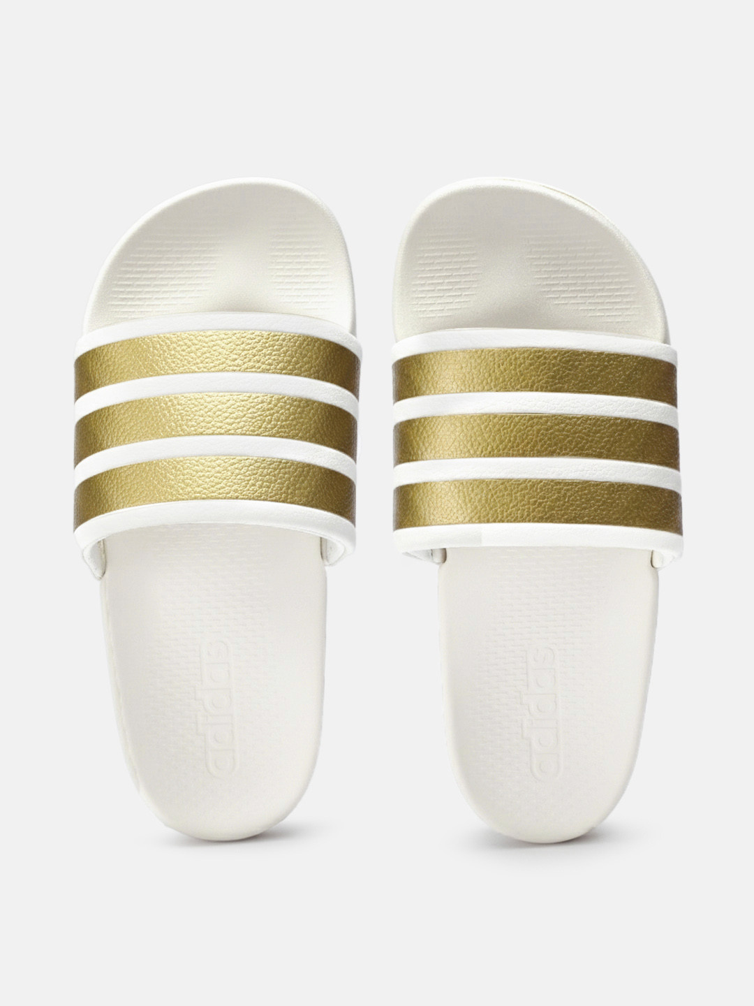 ADIDAS Women Adilette Comfort 2.0 Striped Sliders