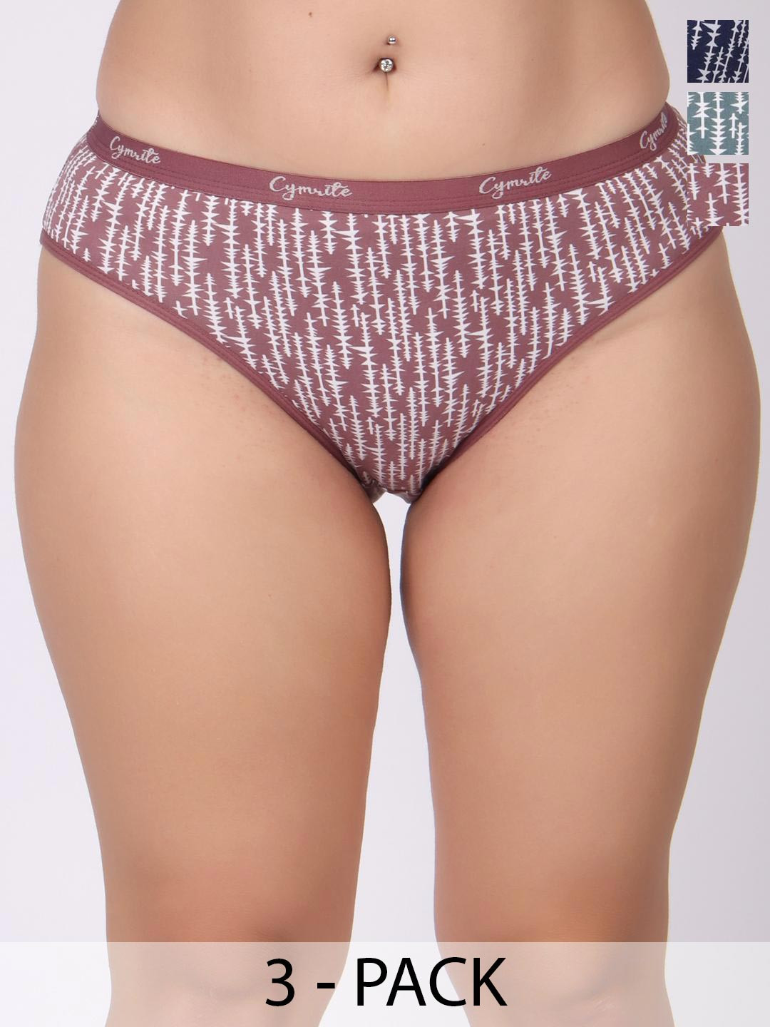 CYMRITE Set Of 3 Hipster Briefs