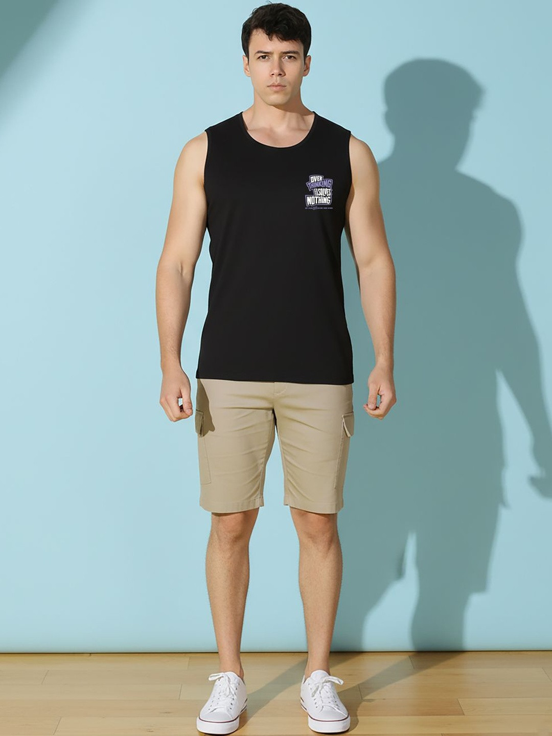 MINISTRY OF FRIENDS Printed Sleeveless T-Shirt