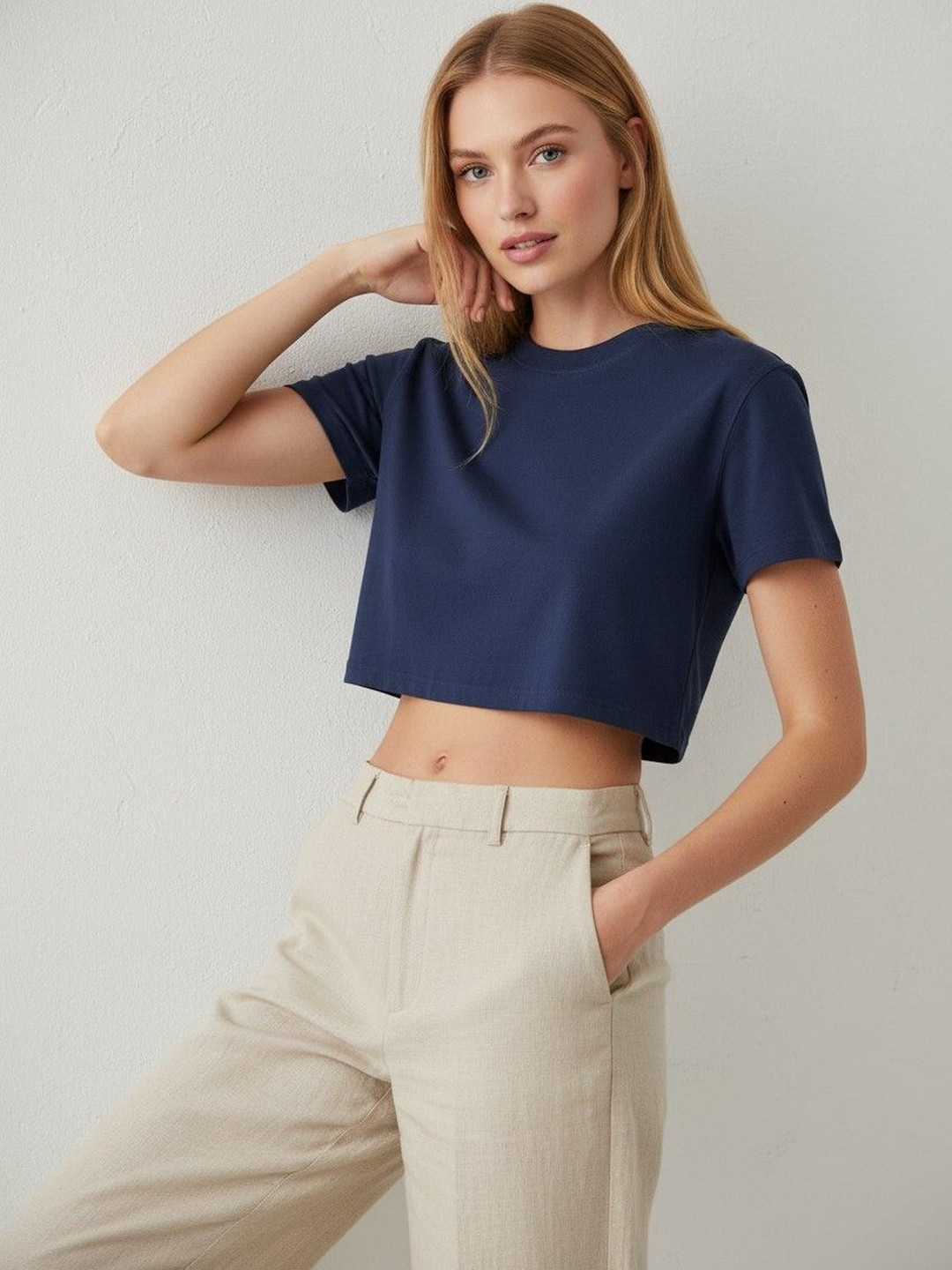 RuledBySun Cotton Crop Top