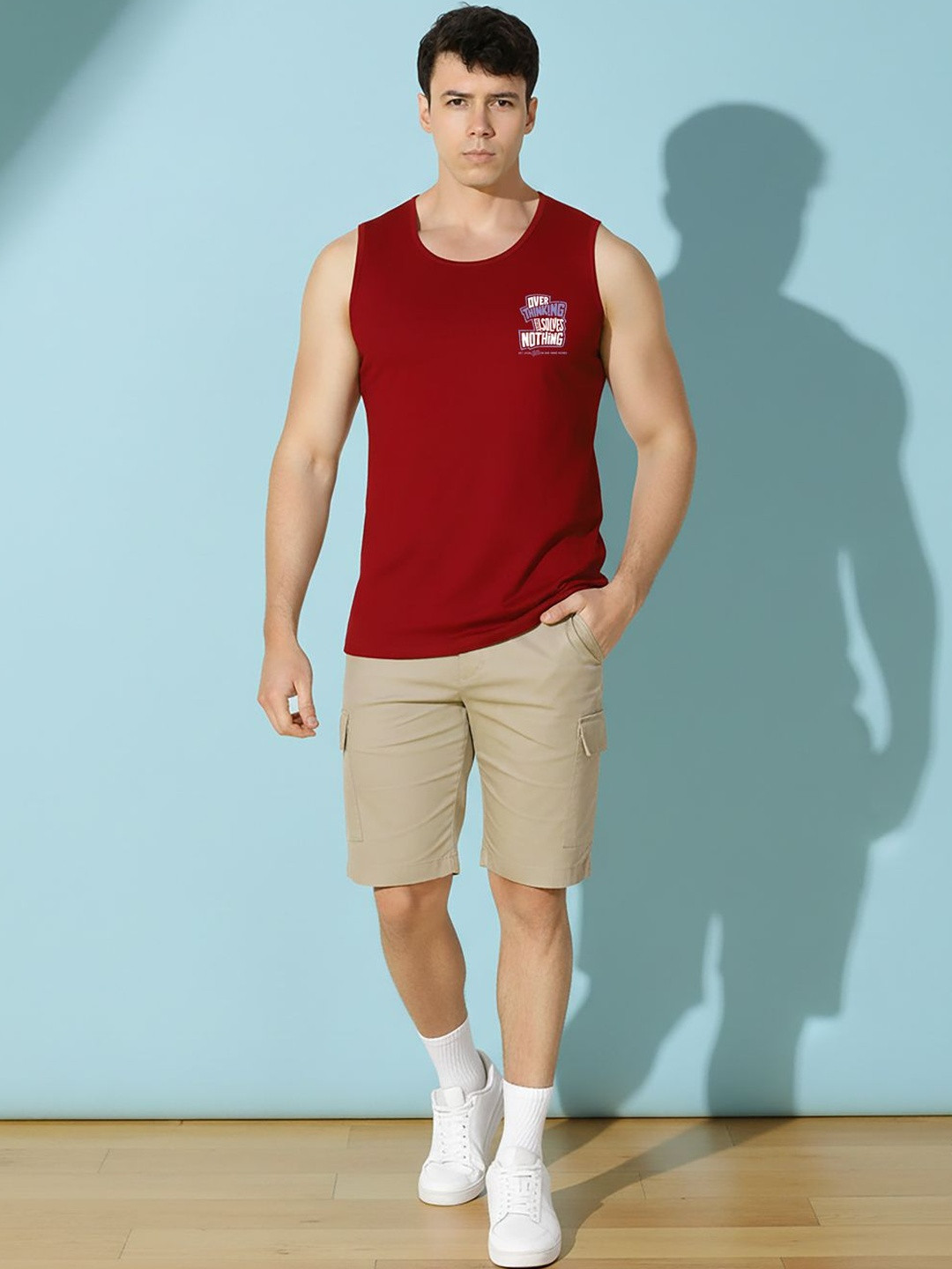MINISTRY OF FRIENDS Printed Sleeveless T-Shirt
