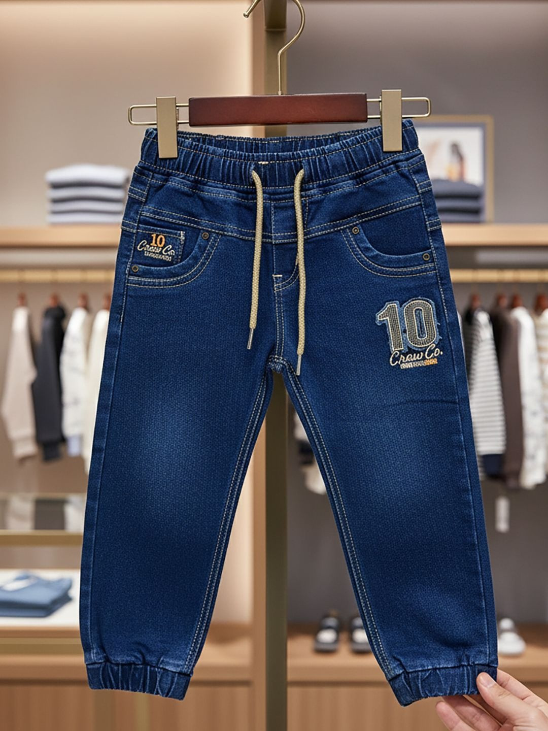 JFR Boys Jogger Low-Rise Light Fade Jeans