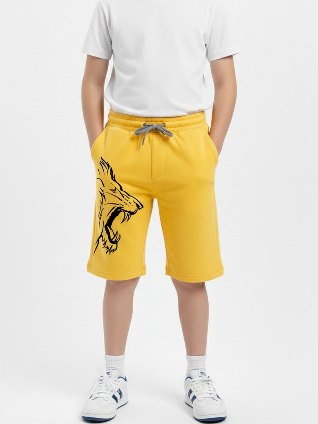 Hotfits Boys Printed Training or Gym Shorts