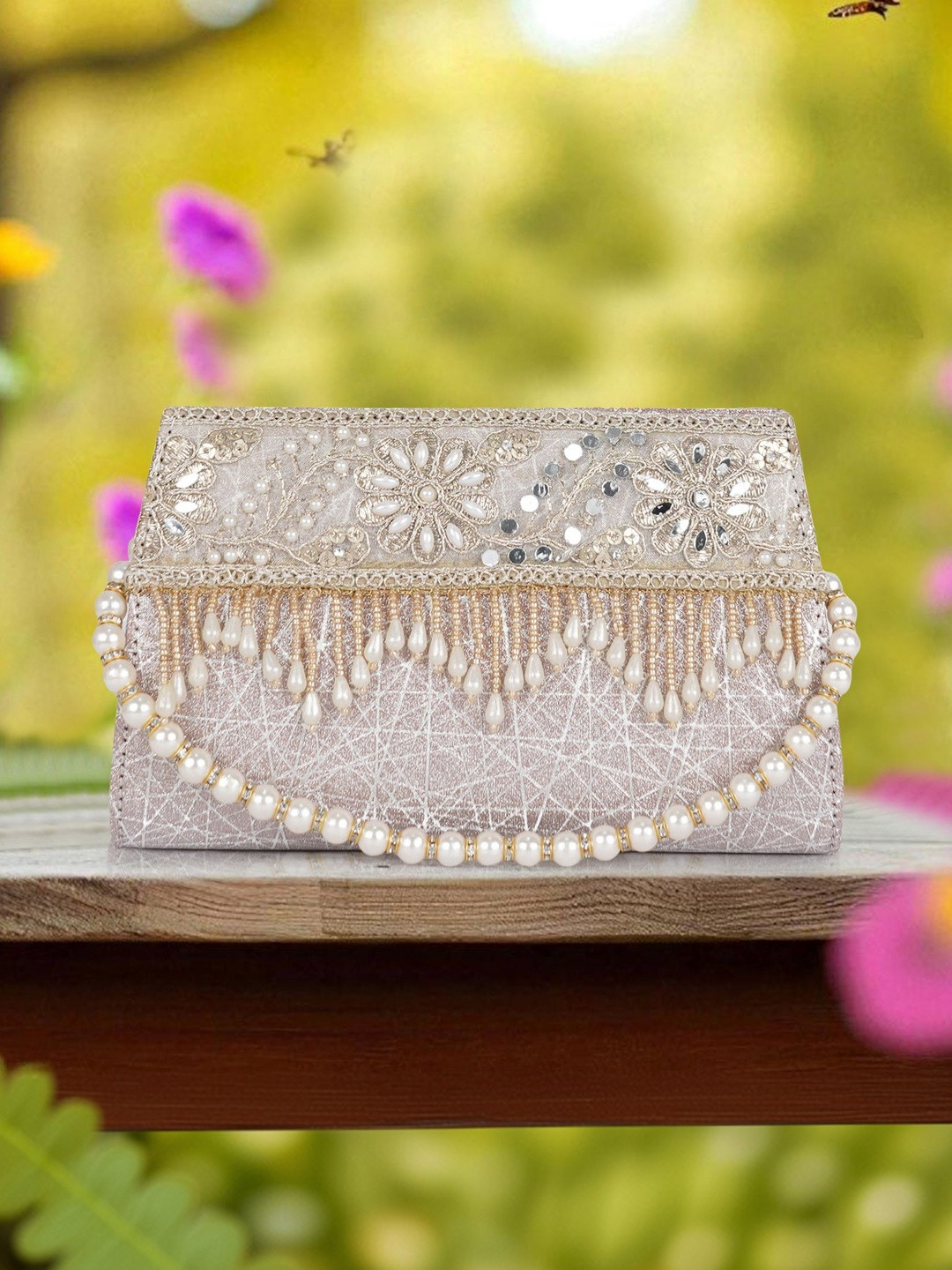 NEVIS Embellished Potli Clutch
