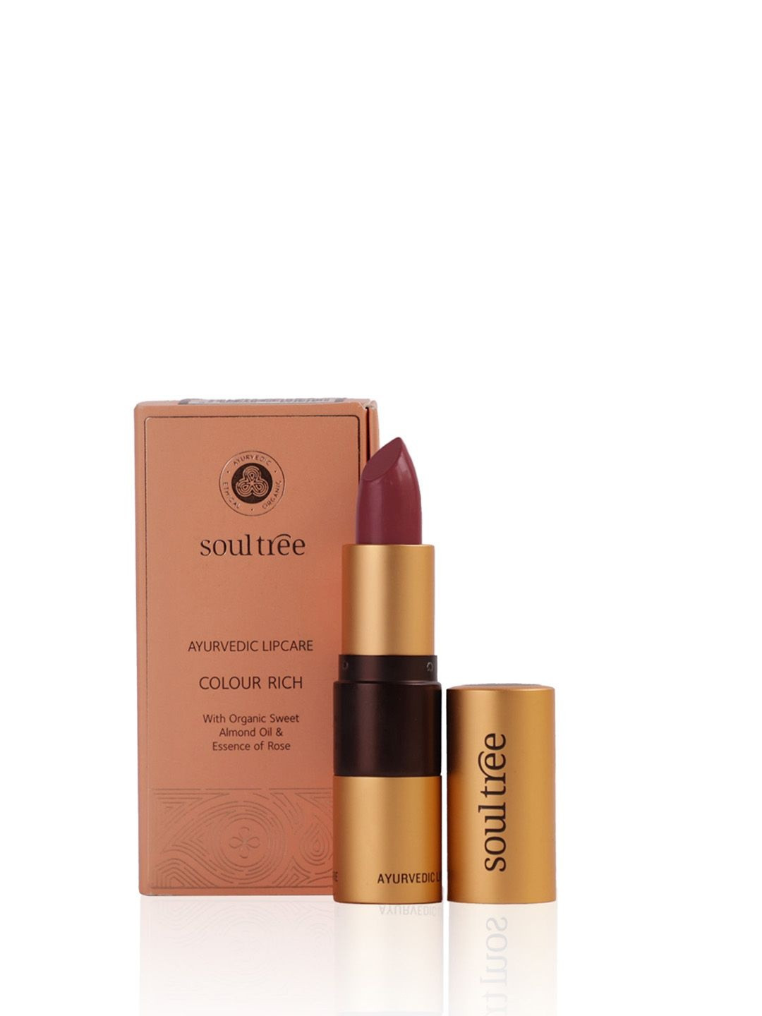 Soultree Ayurvedic Lipstick - 4 g - Iced Plum