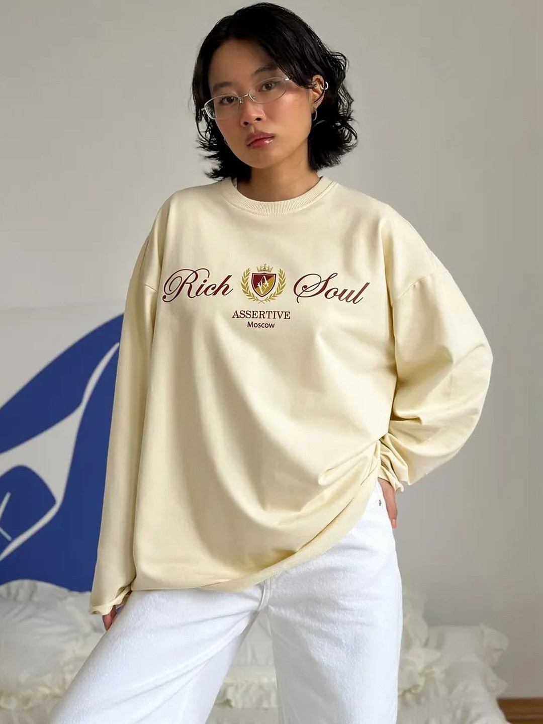 StyleCast x Revolte Women Printed Raw Edge T-shirt