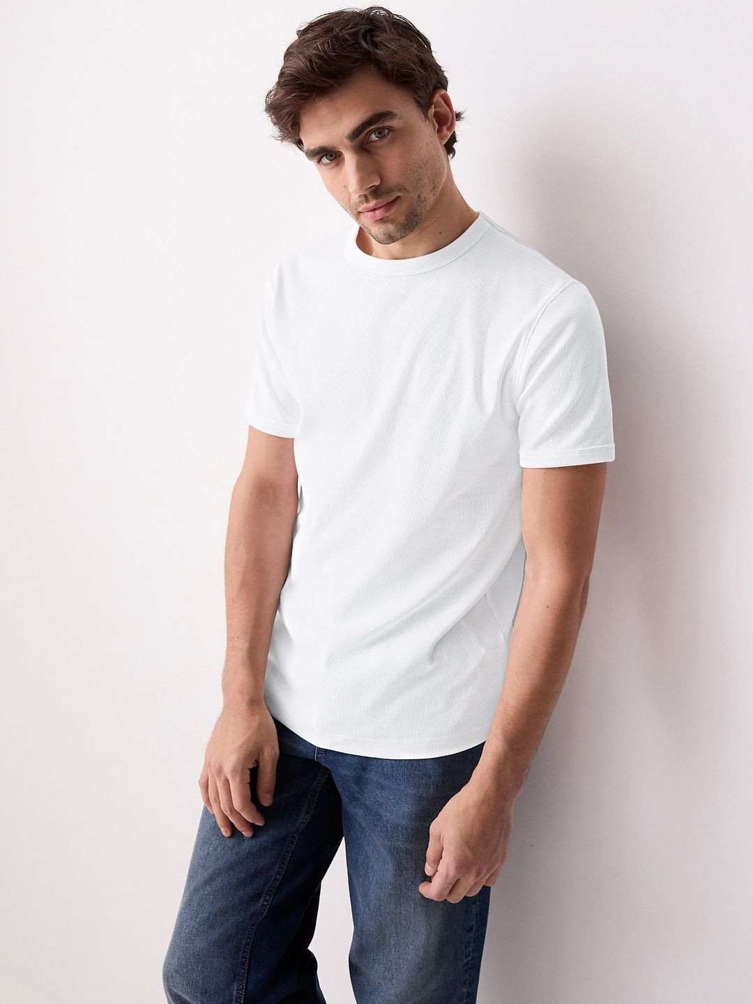 NEXT Men Ribbed T-shirt