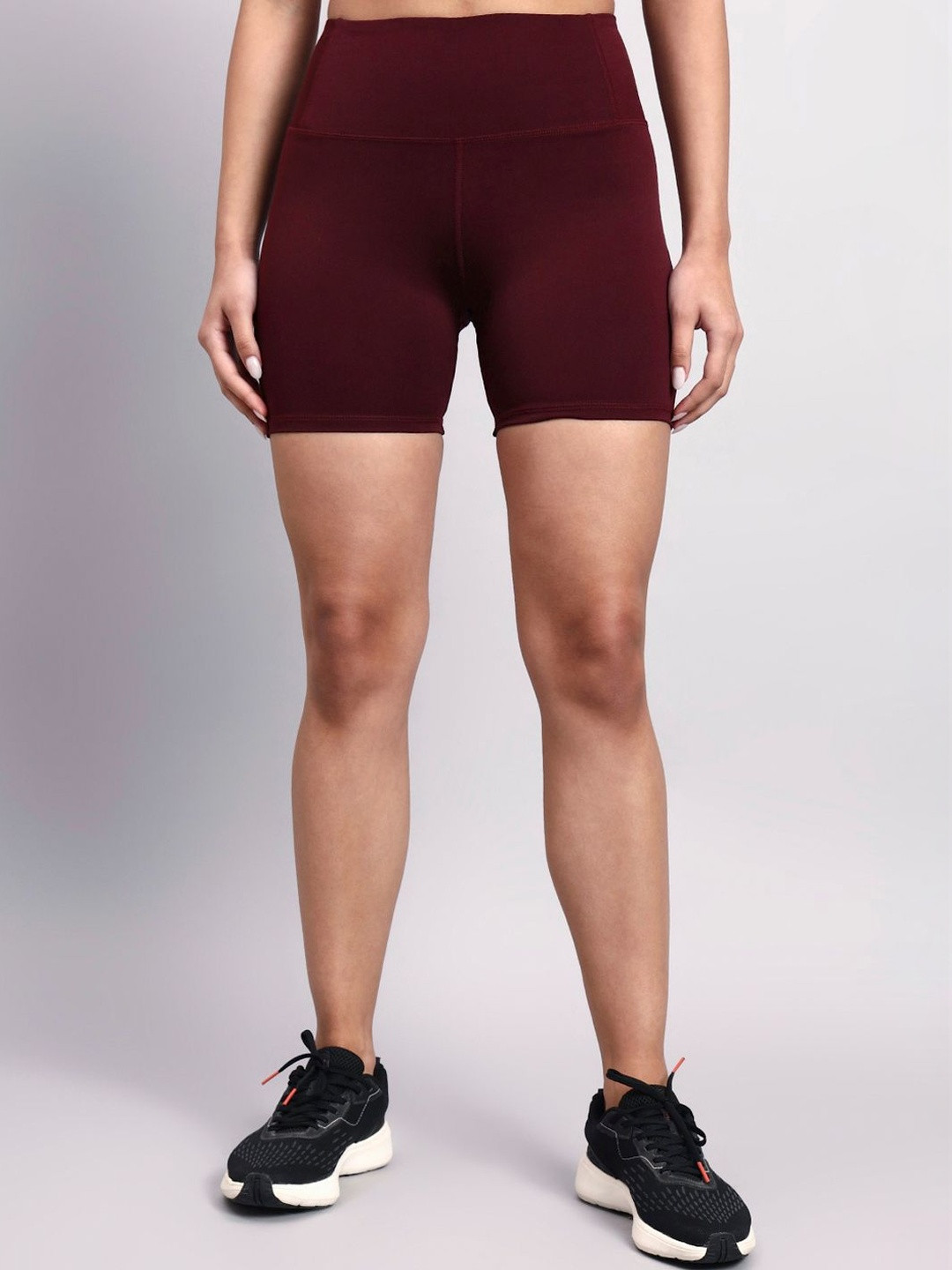 skyria Women Slim Fit High-Rise Training or Gym Shorts
