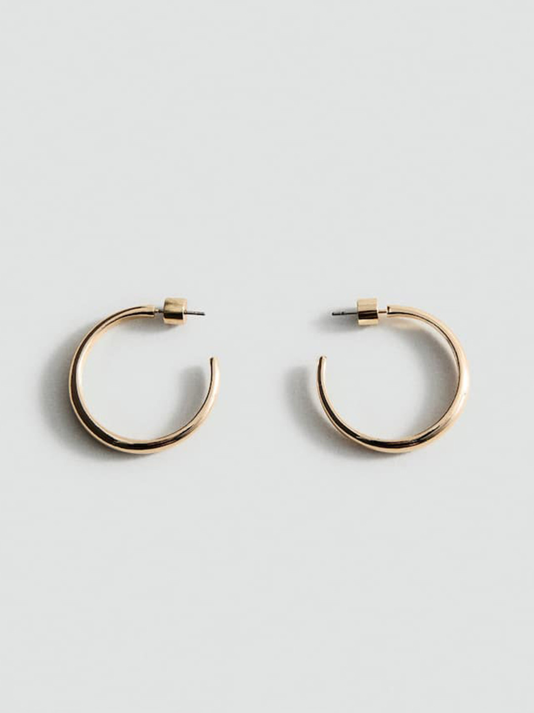 MANGO Circular Shaped Half Hoop Earrings