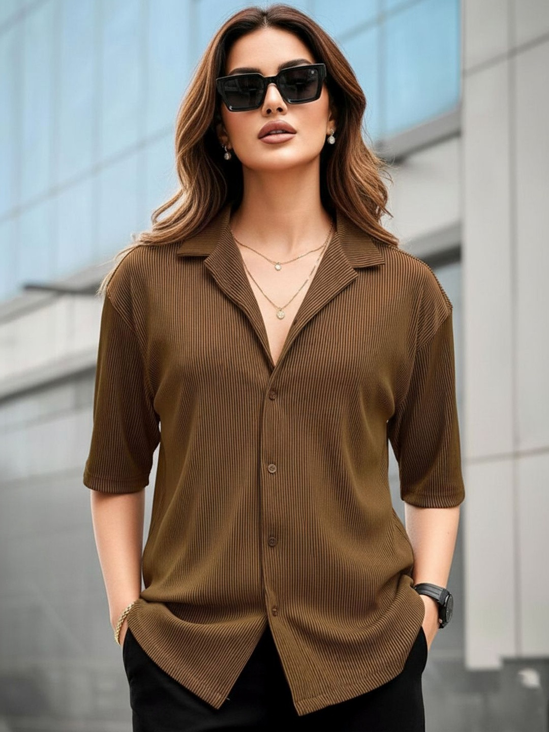 Moda Rapido Women Relaxed Casual Shirt