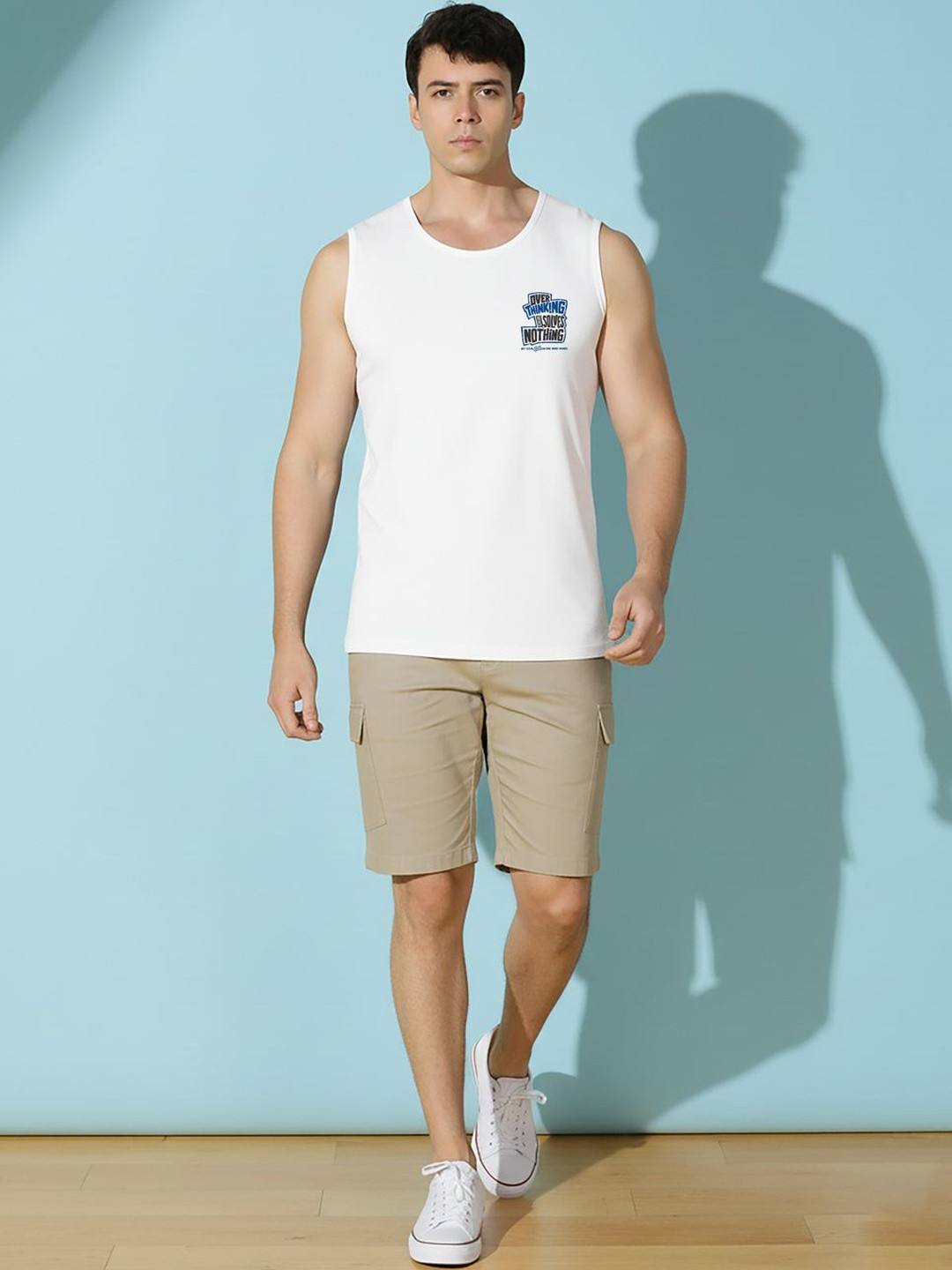 MINISTRY OF FRIENDS Printed Sleeveless T-Shirt