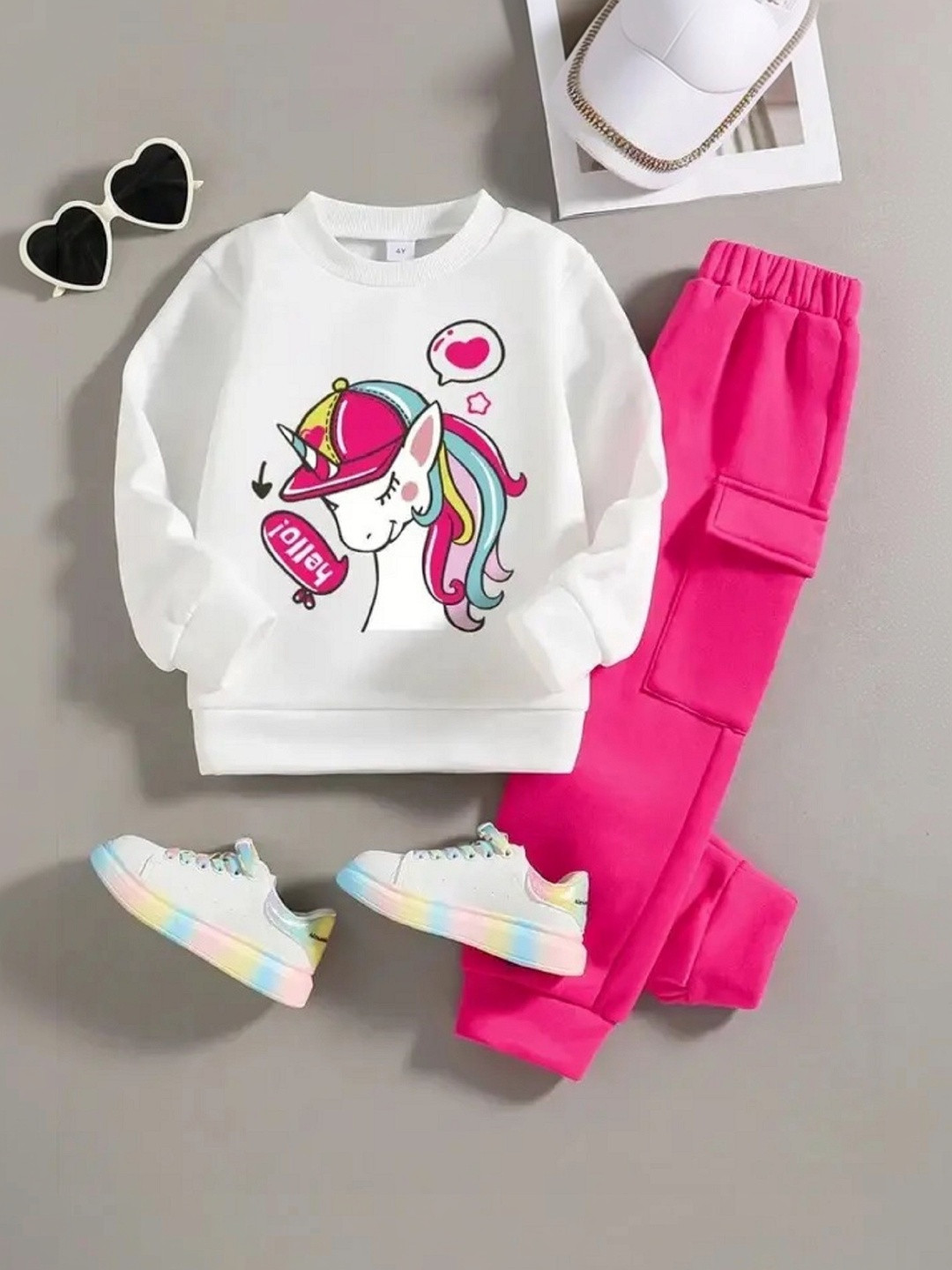 kilimoli Girls Printed Trousers
