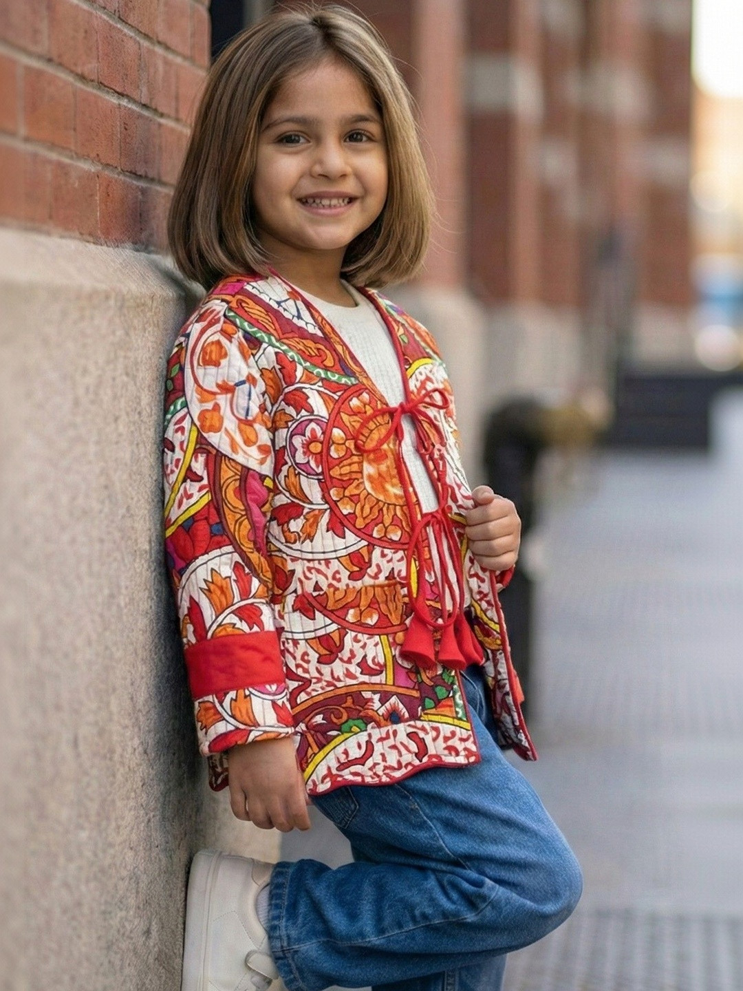 Peekaaboo Kids Girls Lightweight Quilted Jacket