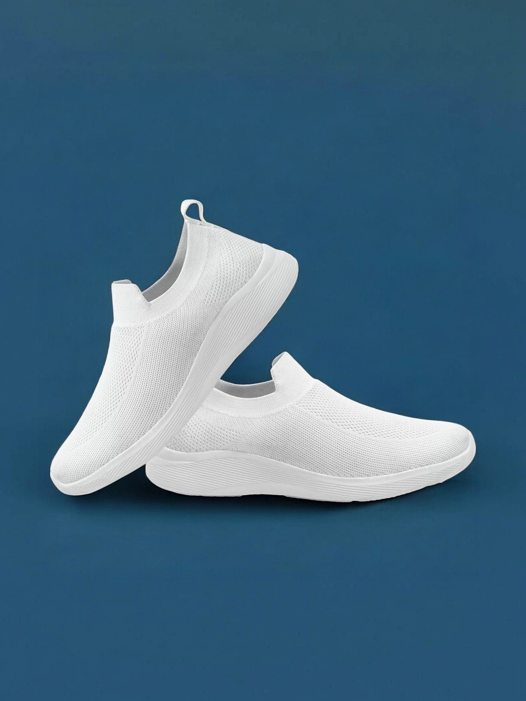 FACE Men Textured Slip-On Sneakers