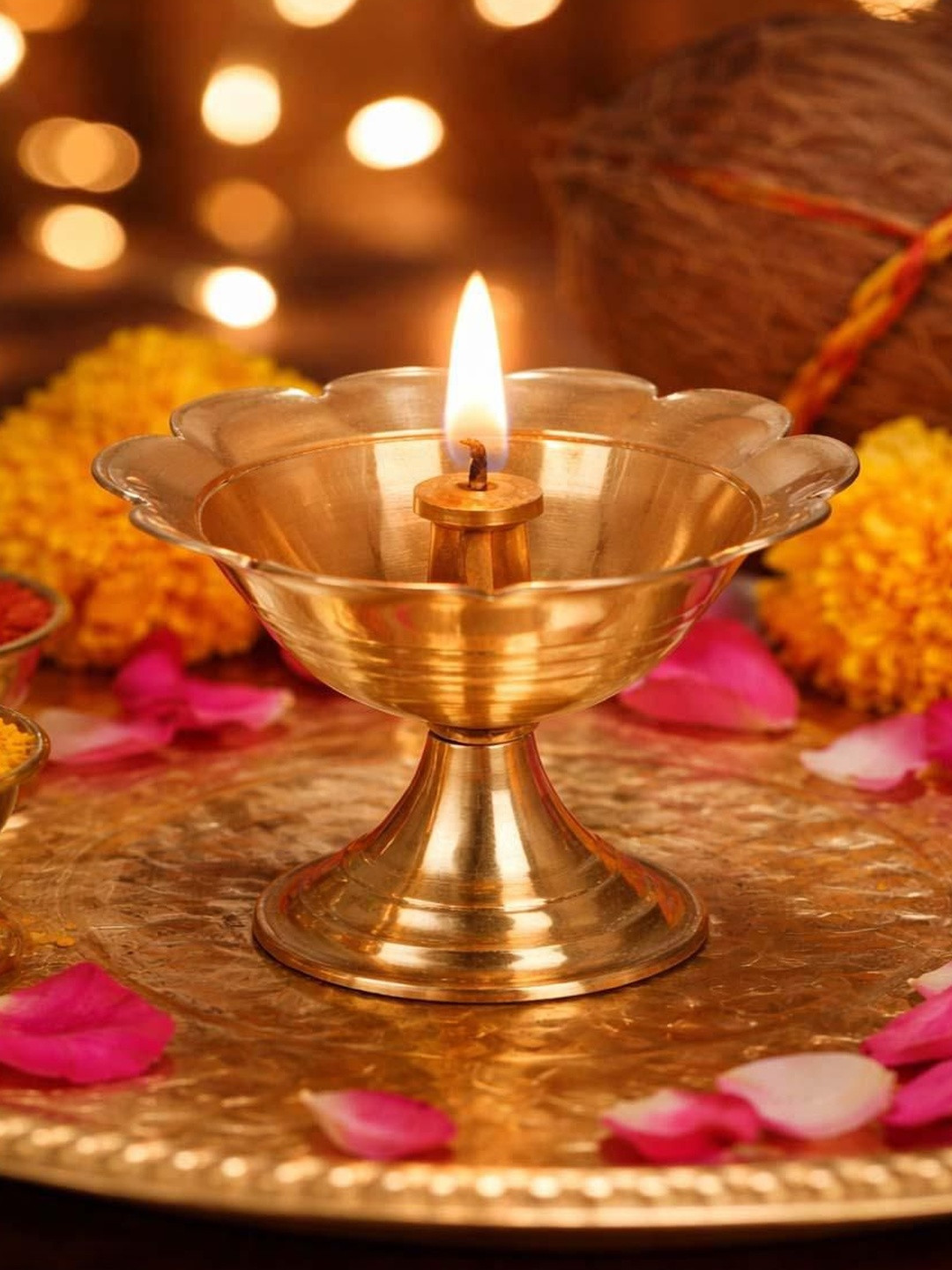 Heaven Decor  Diyas Pooja Essentials
