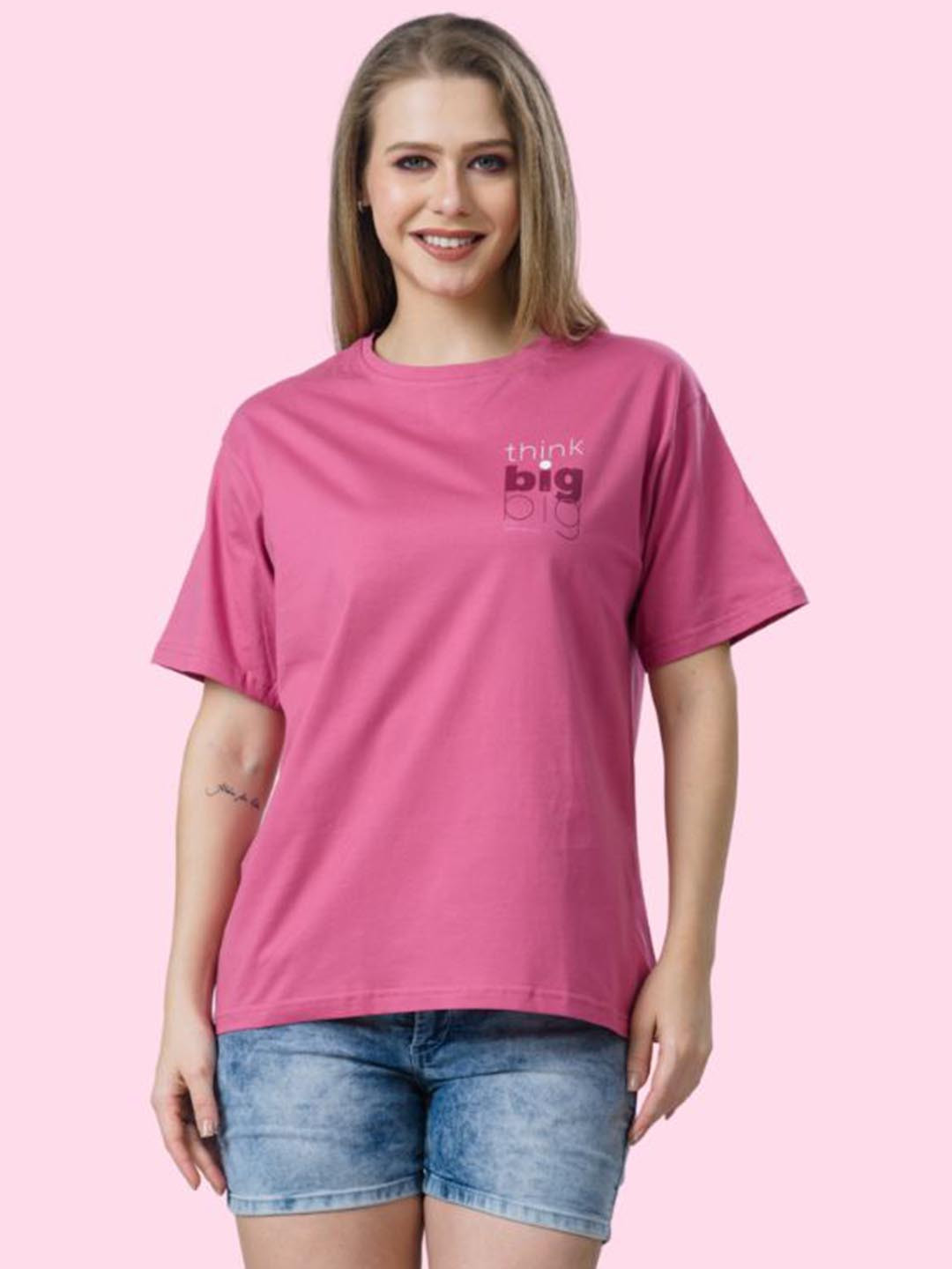 Lango Oversized Graphic Printed Round Neck Pure Cotton T-shirt