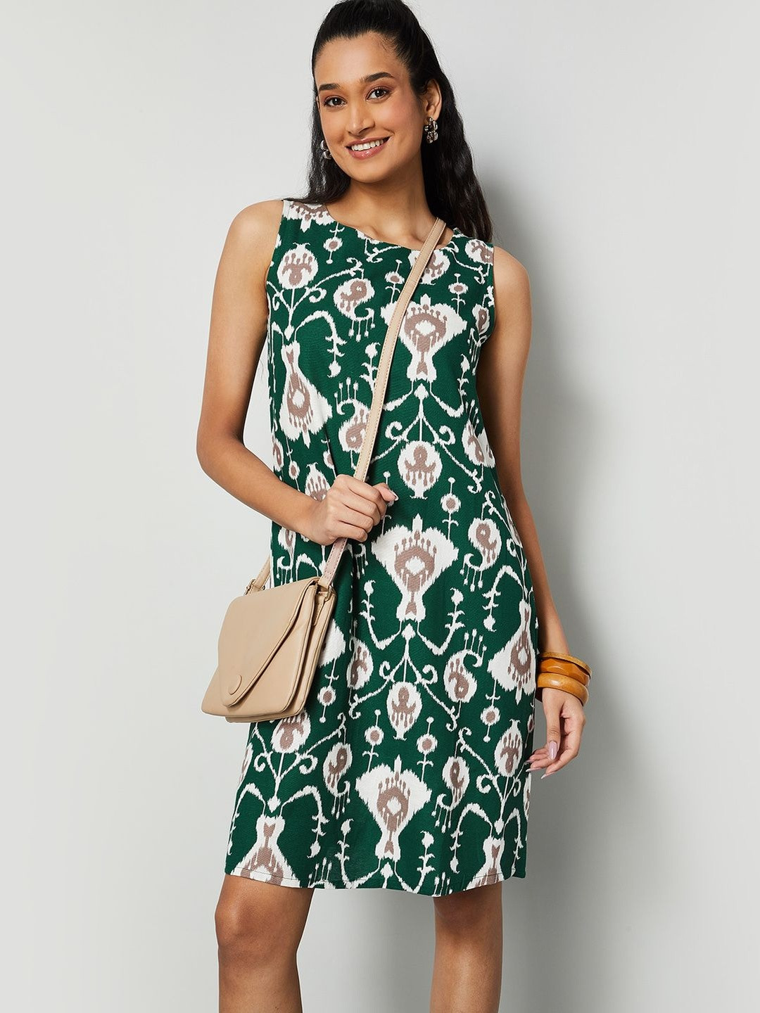 Colour Me by Melange Print Dress