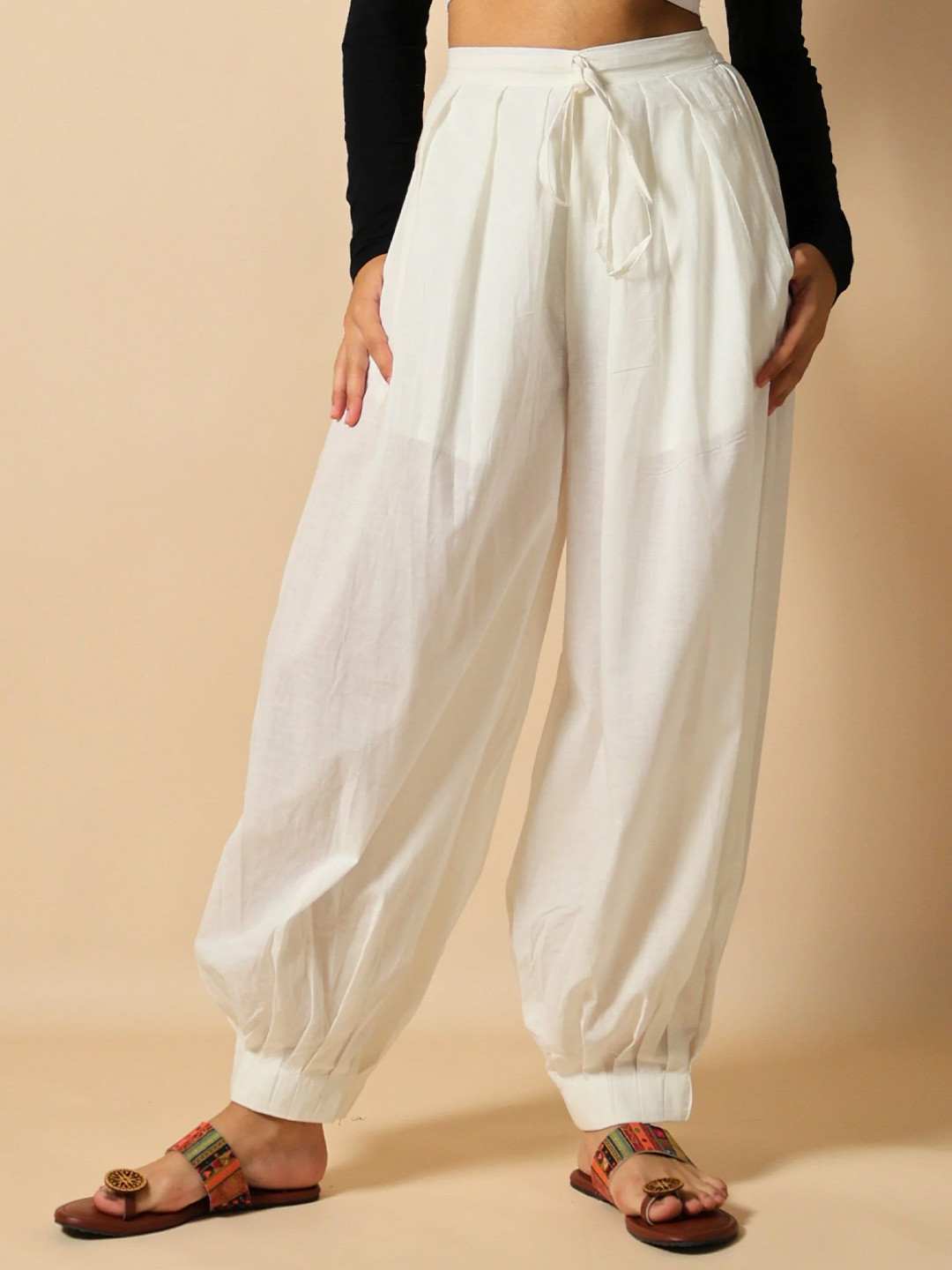 SUKITI Women Loose Fit Harem Pants