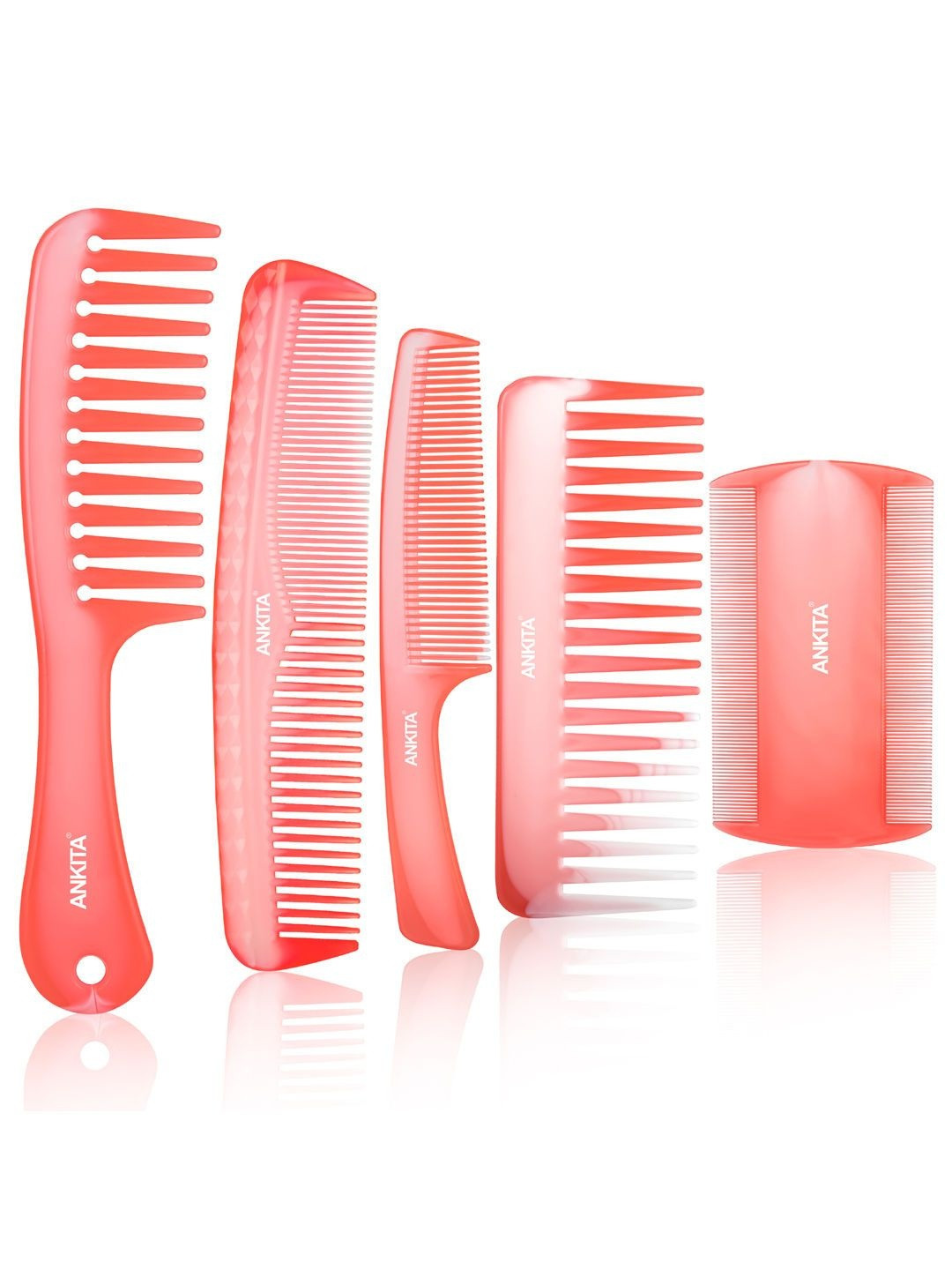 ANKITA Set Of 5 Hair Styling Comb Of Grooming