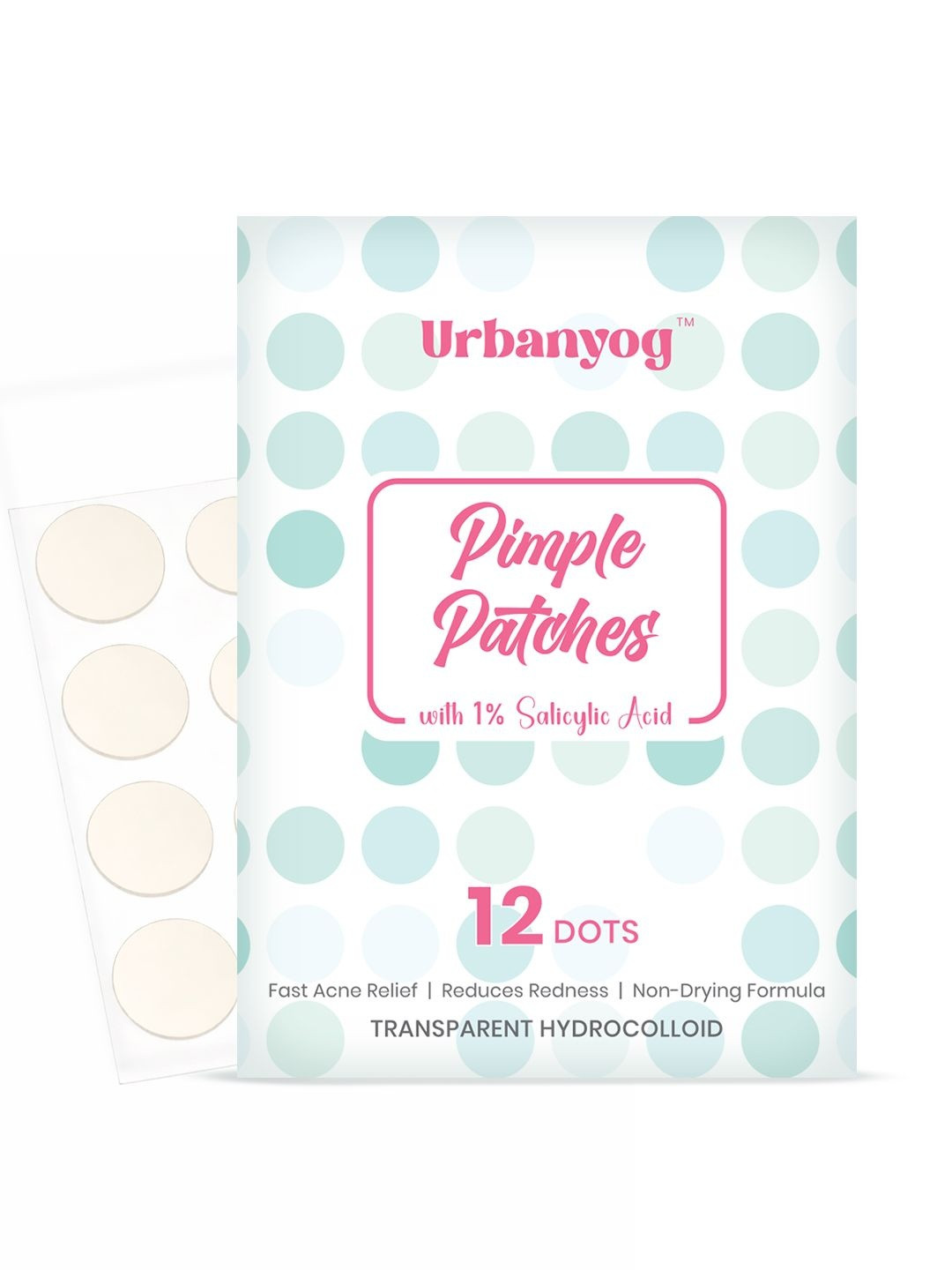 URBANYOG Pimple Patches With 1% Salicylic Acid - 12-Dots