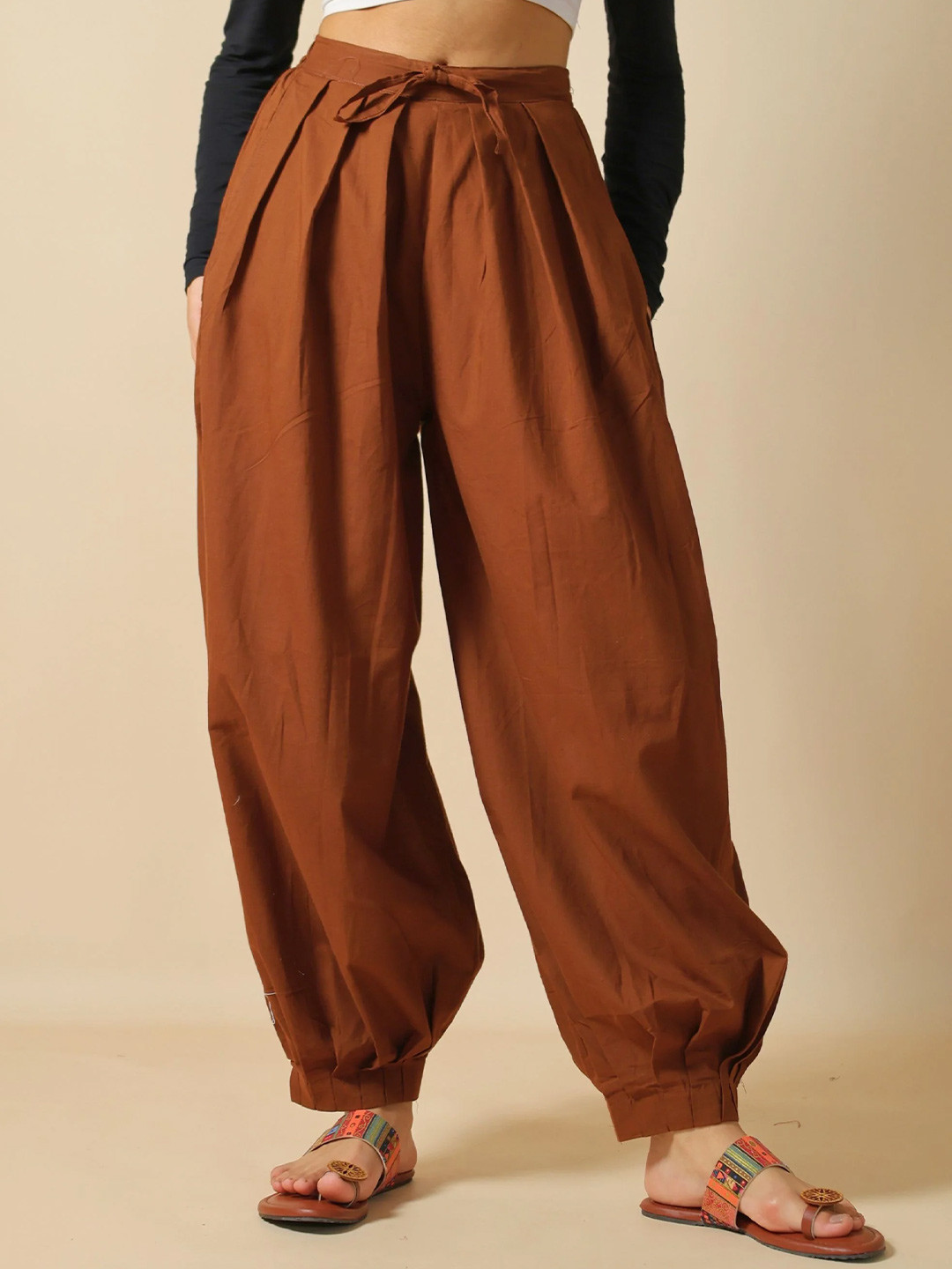 SUKITI Women Loose Fit Harem Pants