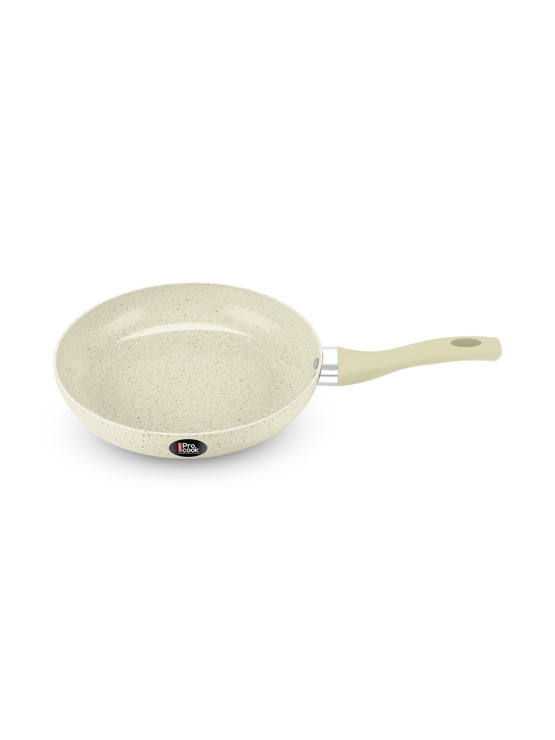 Milton Pro Cook Cream Ceramic Non Stick Fry Pan 20 cm