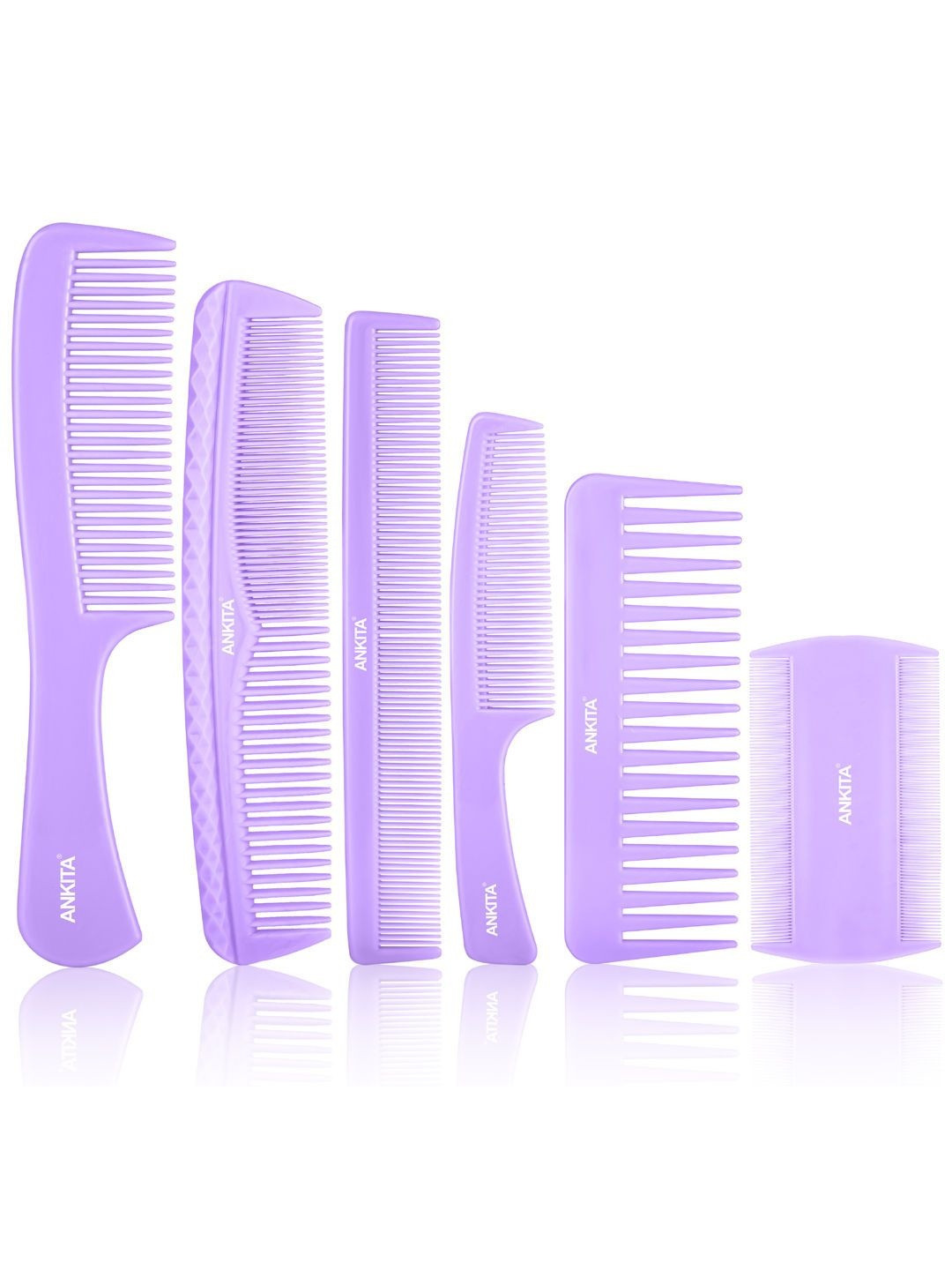 ANKITA Set Of 6 Hair Styling Comb Of Grooming