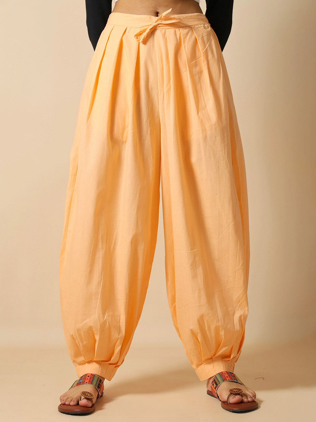 SUKITI Women Loose Fit Cotton Harem Afghani Pants