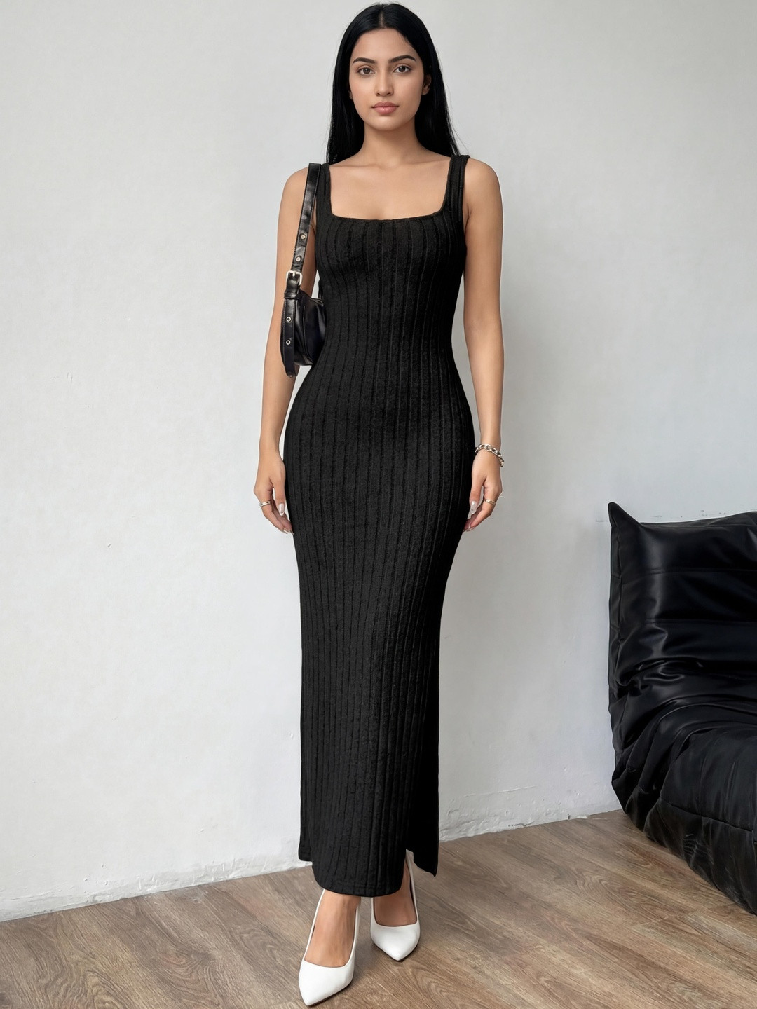 Zucchini Bodycon Maxi Dress