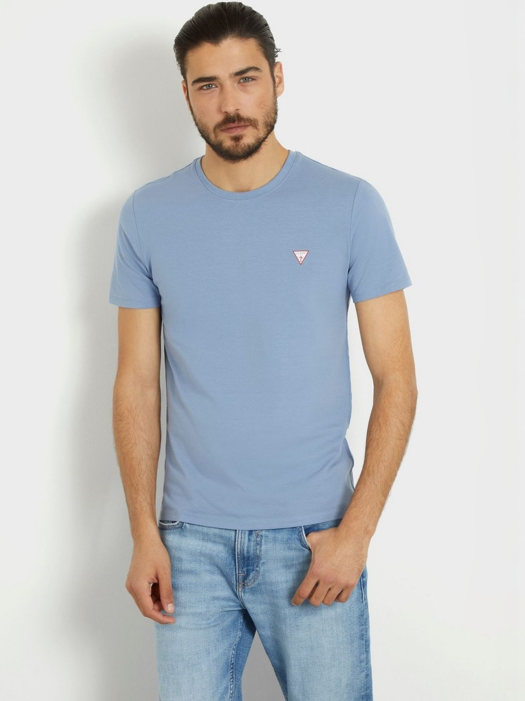 GUESS Men Brand Logo T-shirt