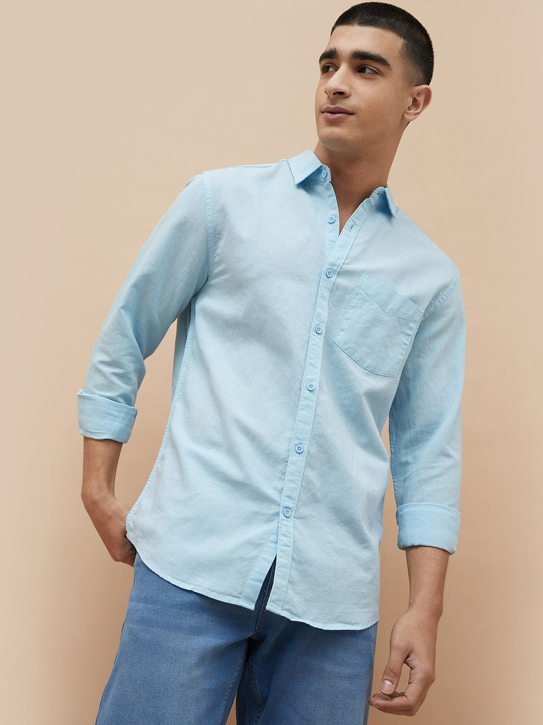Fame Forever by Lifestyle Men Slim Fit Casual Shirt