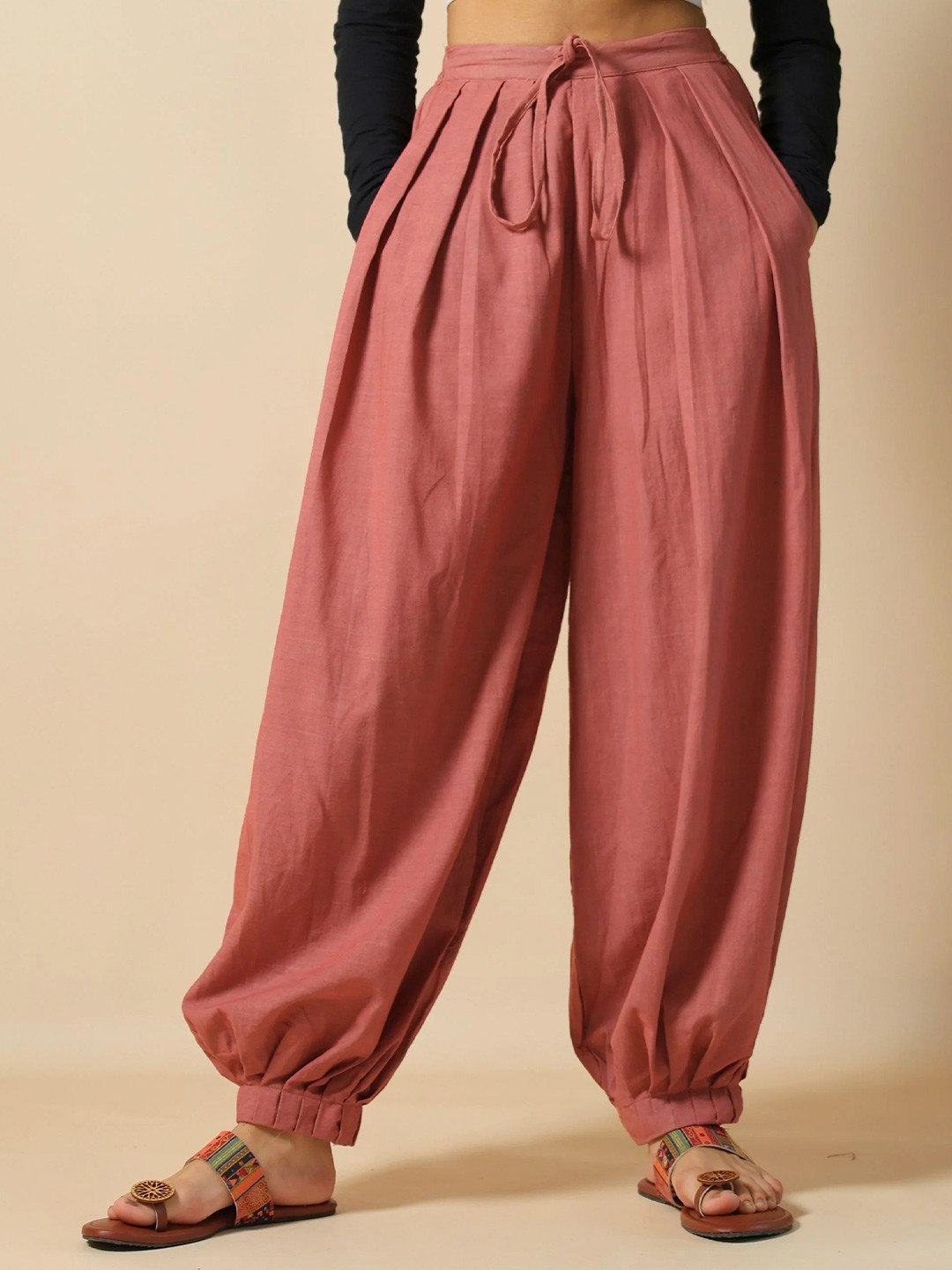 SUKITI Women Loose Fit Harem Pants