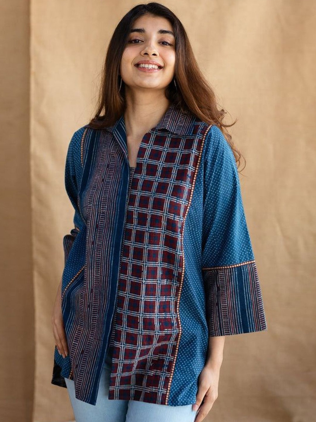 GoSriKi Print Ethnic Top