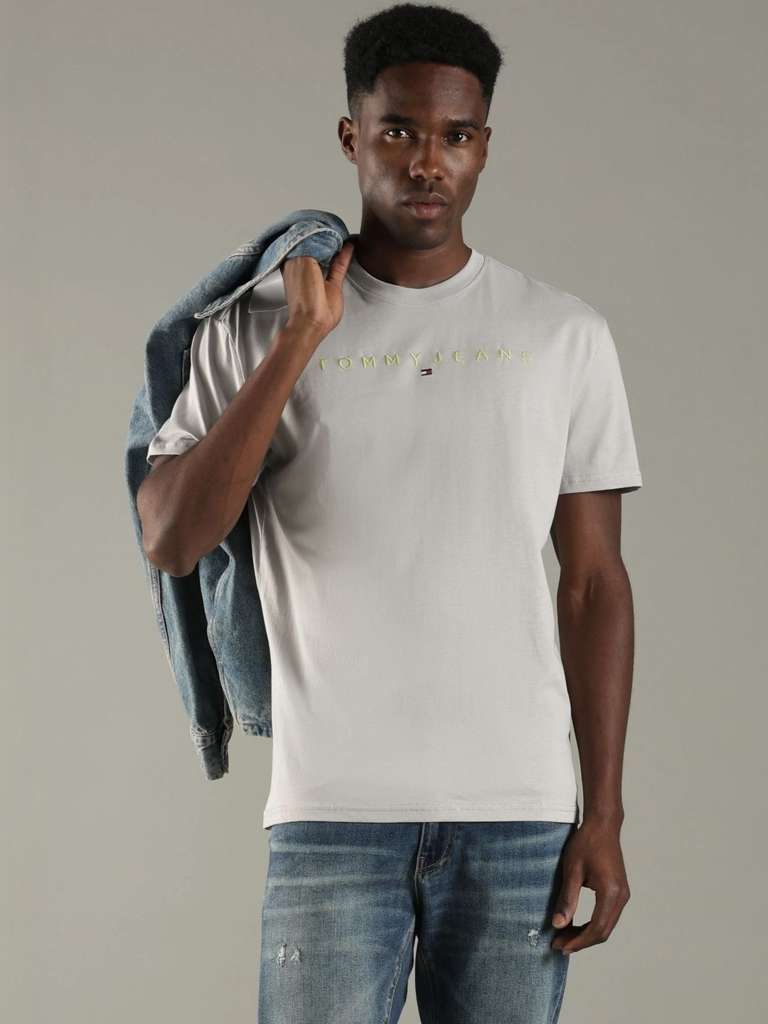 Tommy Hilfiger Men Brand Logo Printed T-shirt
