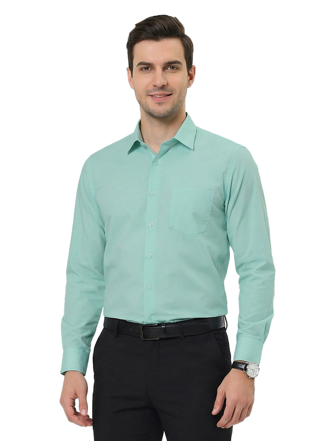 Cottonking Men Regular Fit Pure Cotton Full Sleeves Formal Shirt