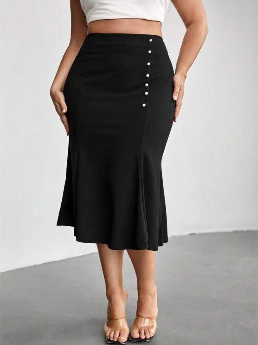 JINJIN FASHION Pencil Knee Length Skirts