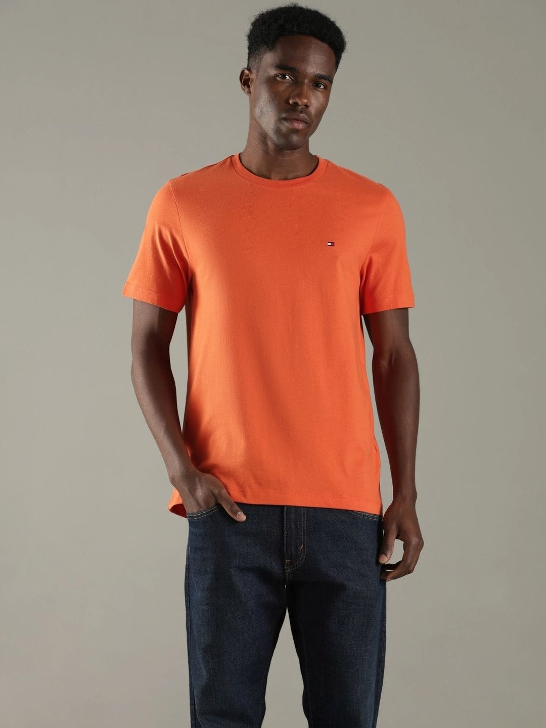 Tommy Hilfiger Men Brand Logo T-shirt