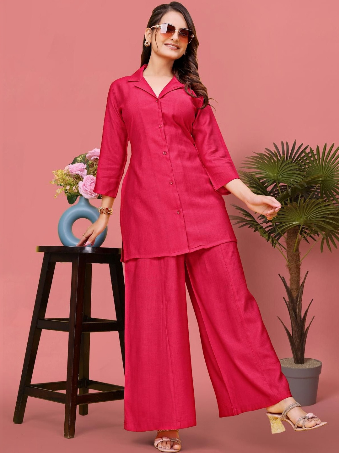 SHLOKFASHIONS Women Regular Kurta with Palazzos