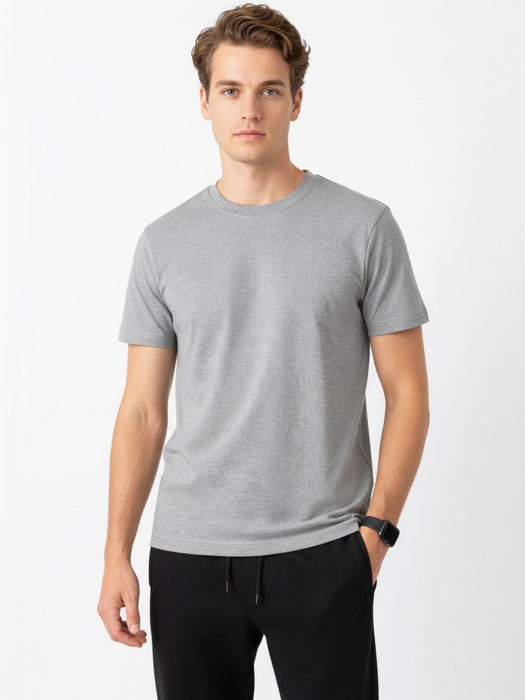 Organic Chics Men Pure Cotton Anti Odour T-shirt