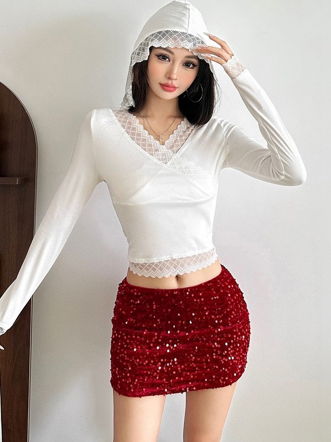 LULU & SKY Straight Mini Skirts