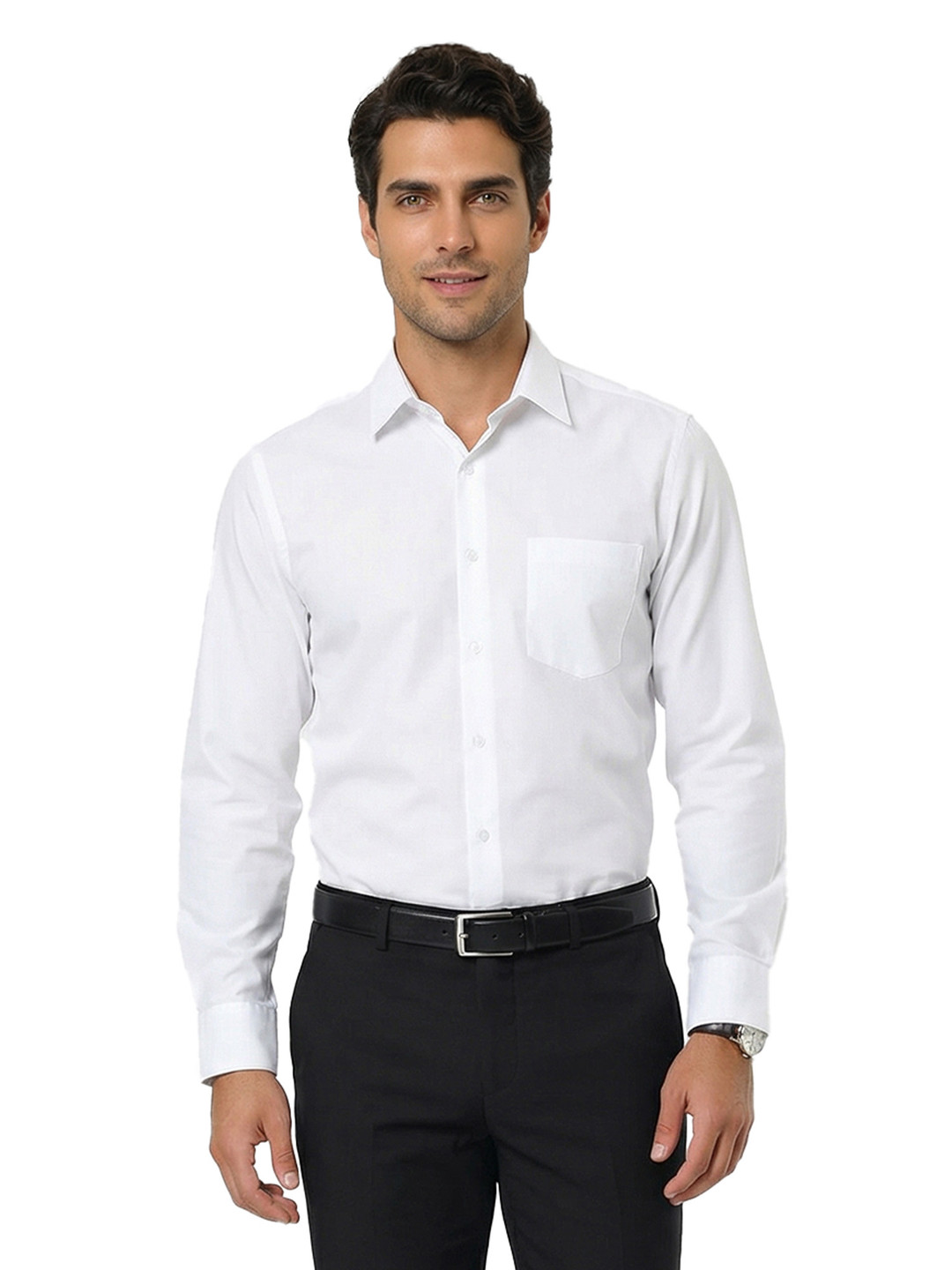 Cottonking Men Regular Fit Pure Cotton Full Sleeves Formal Shirt