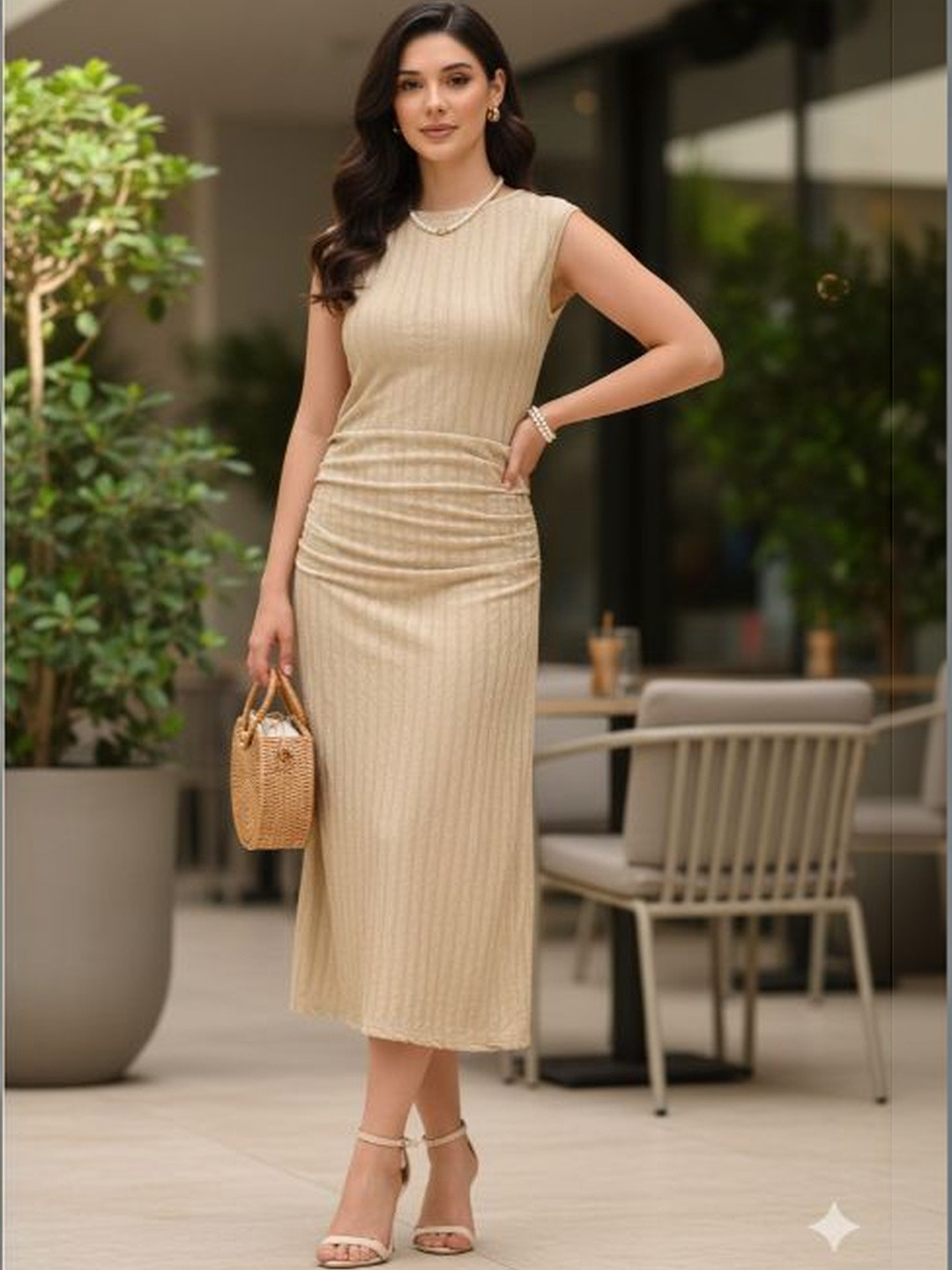 SZN Sheath Midi Dress