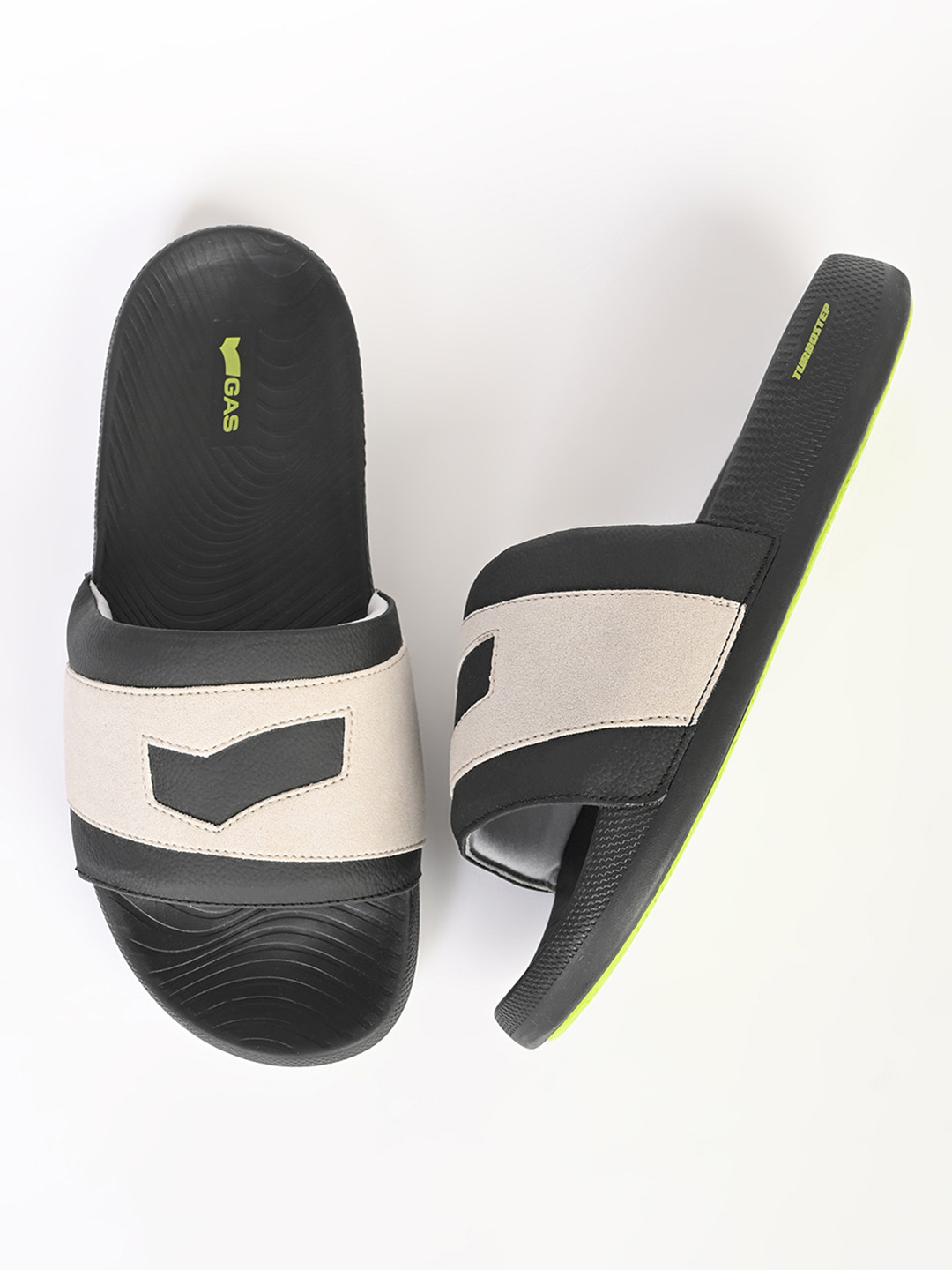GAS Men WaveRunner Black Slides