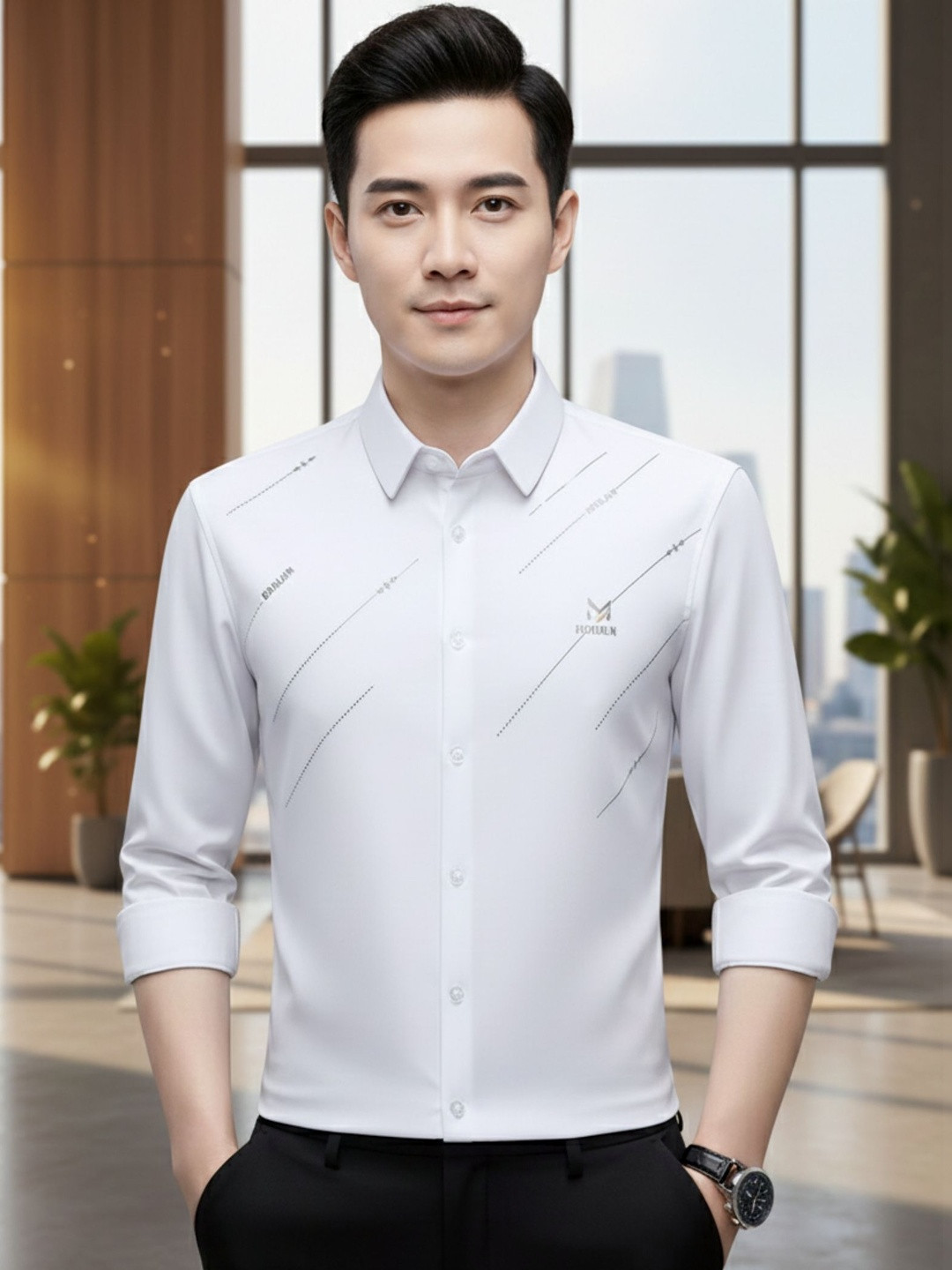 INDOPRIMO Men Standard Printed Casual Shirt