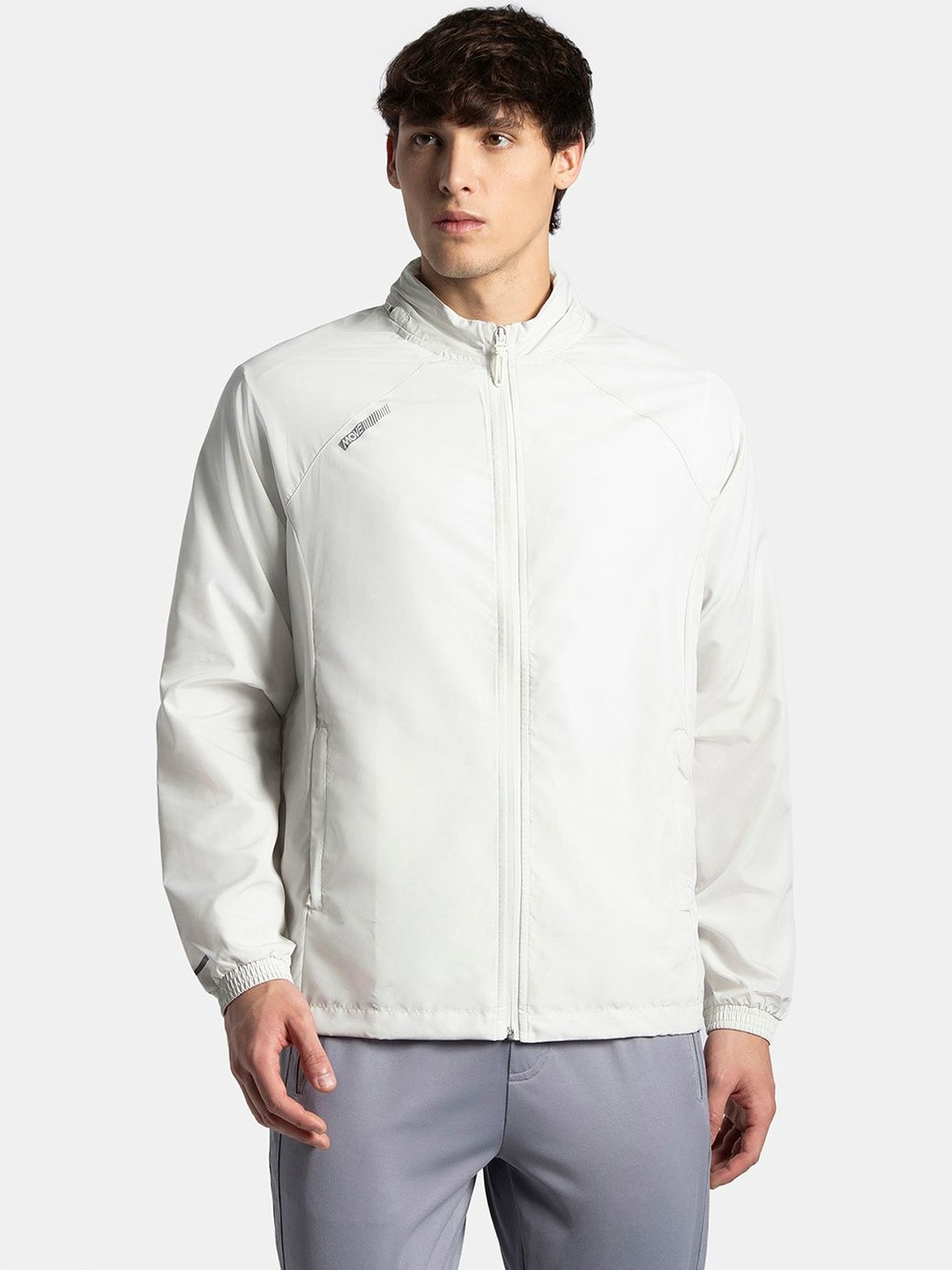 Jockey Microfiber Active Wear Water Resistant Convertible Hoodie Jacket - MV40