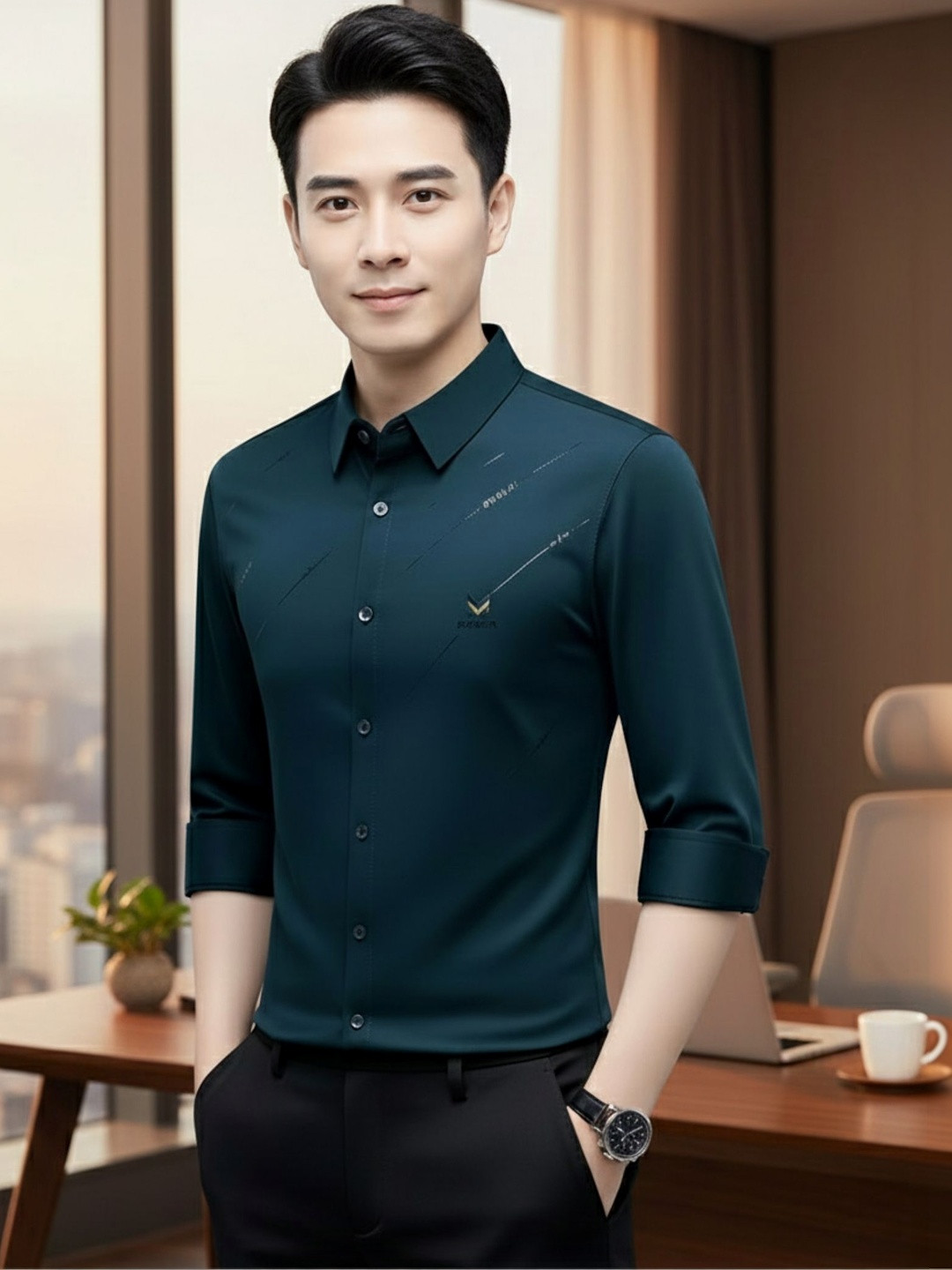 INDOPRIMO Men Standard Printed Casual Shirt