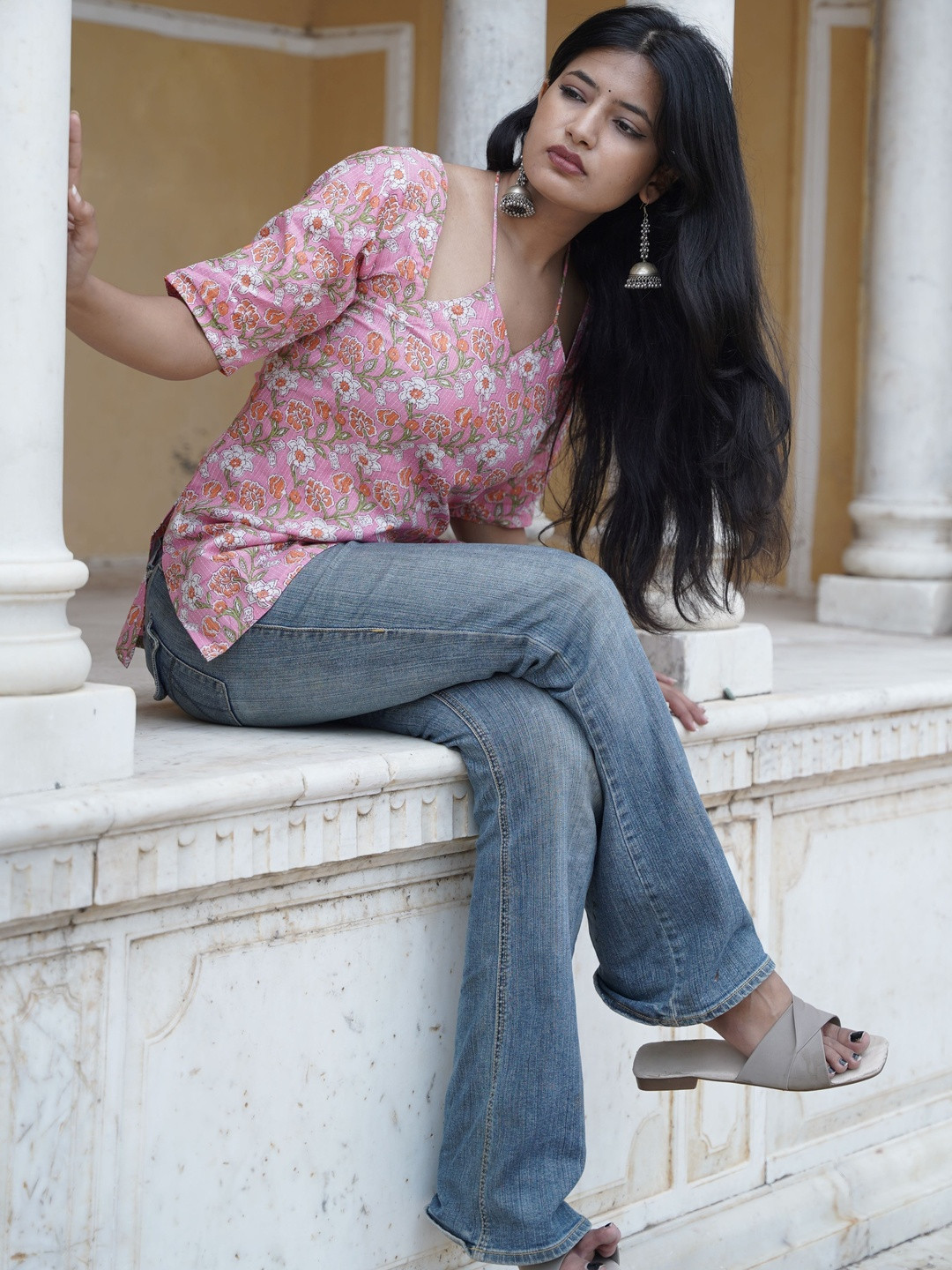 RAJAM Women Floral Printed Kurta