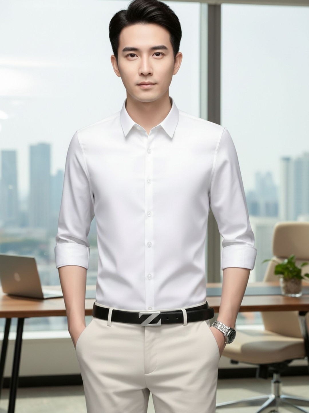 INDOPRIMO Men Standard Formal Shirt
